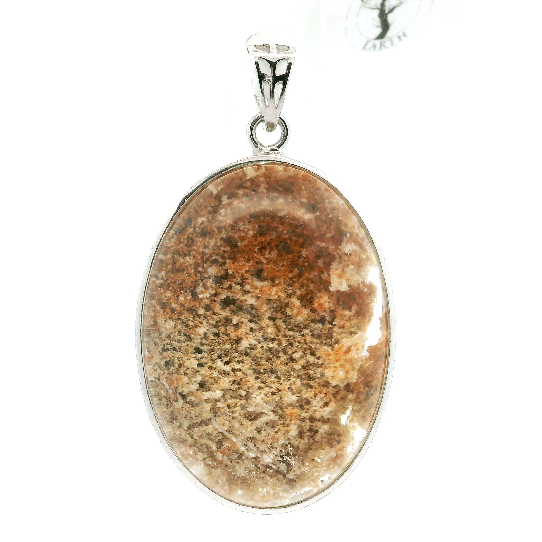 Garden Quartz Pendant .925 Sterling Silver for Insight, Meditation & Shamanic Journey