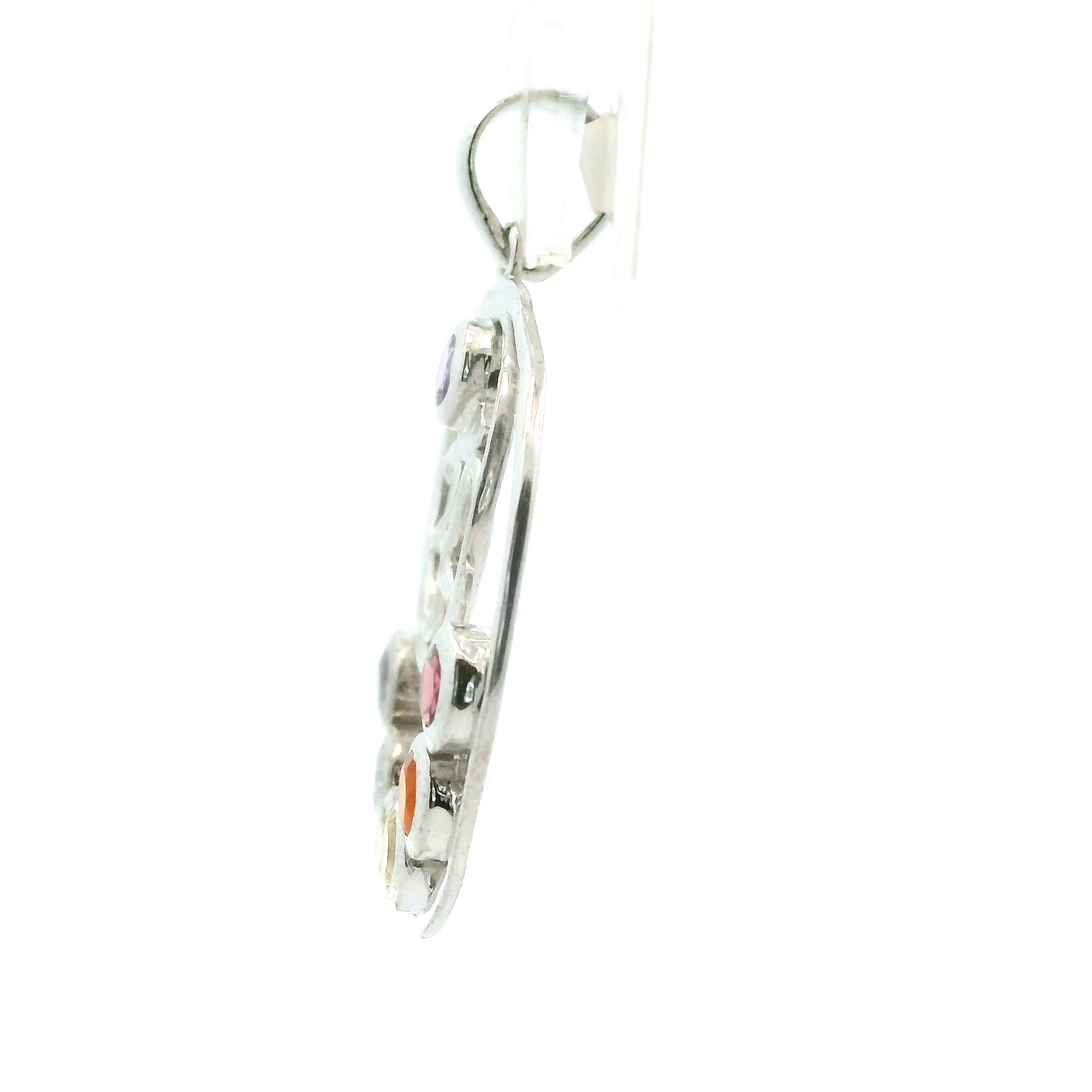 Chakra Aum Pendant .925 Silver for Peace and Alignment