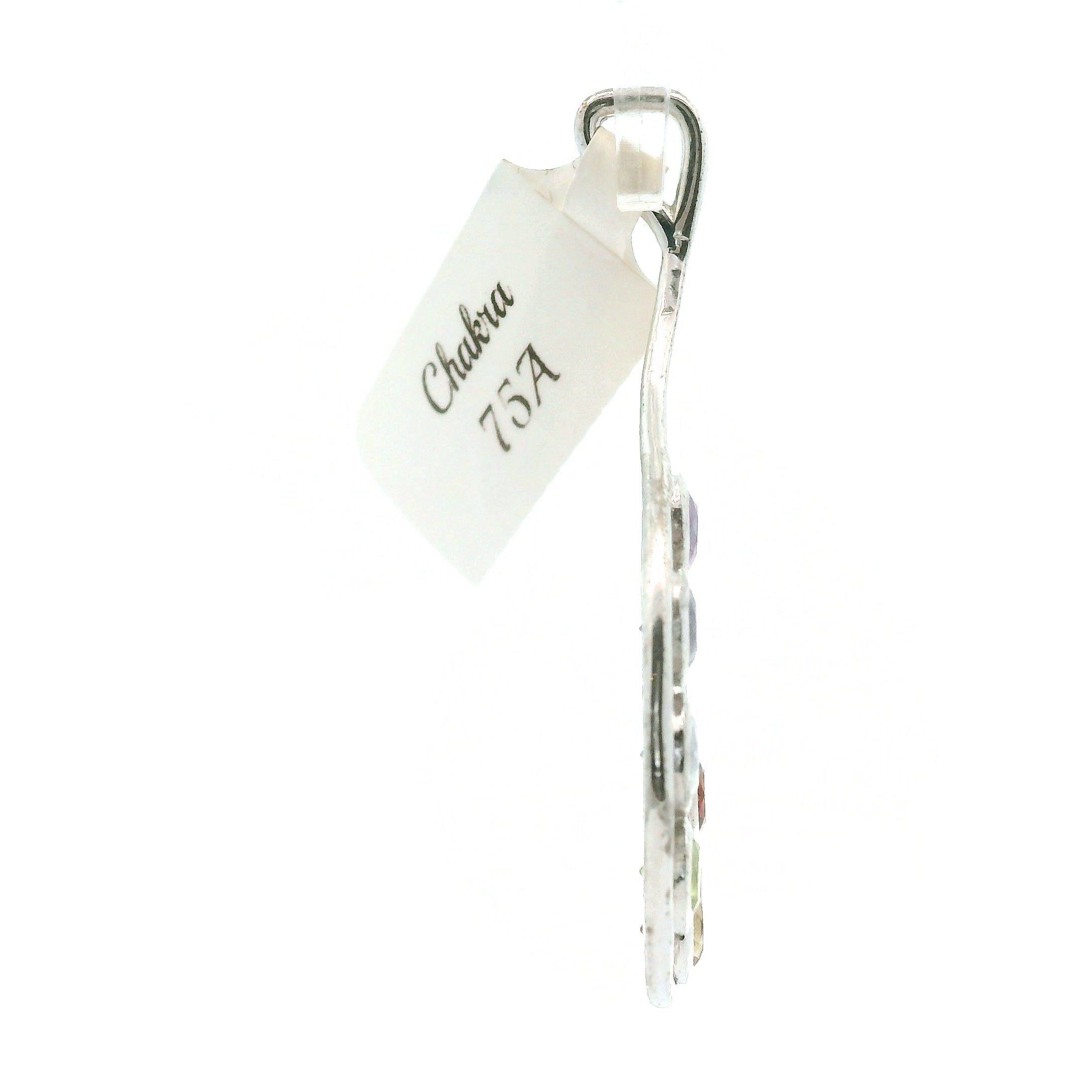 Chakra Spiral Pendant .925 Silver for Balancing and Alignment