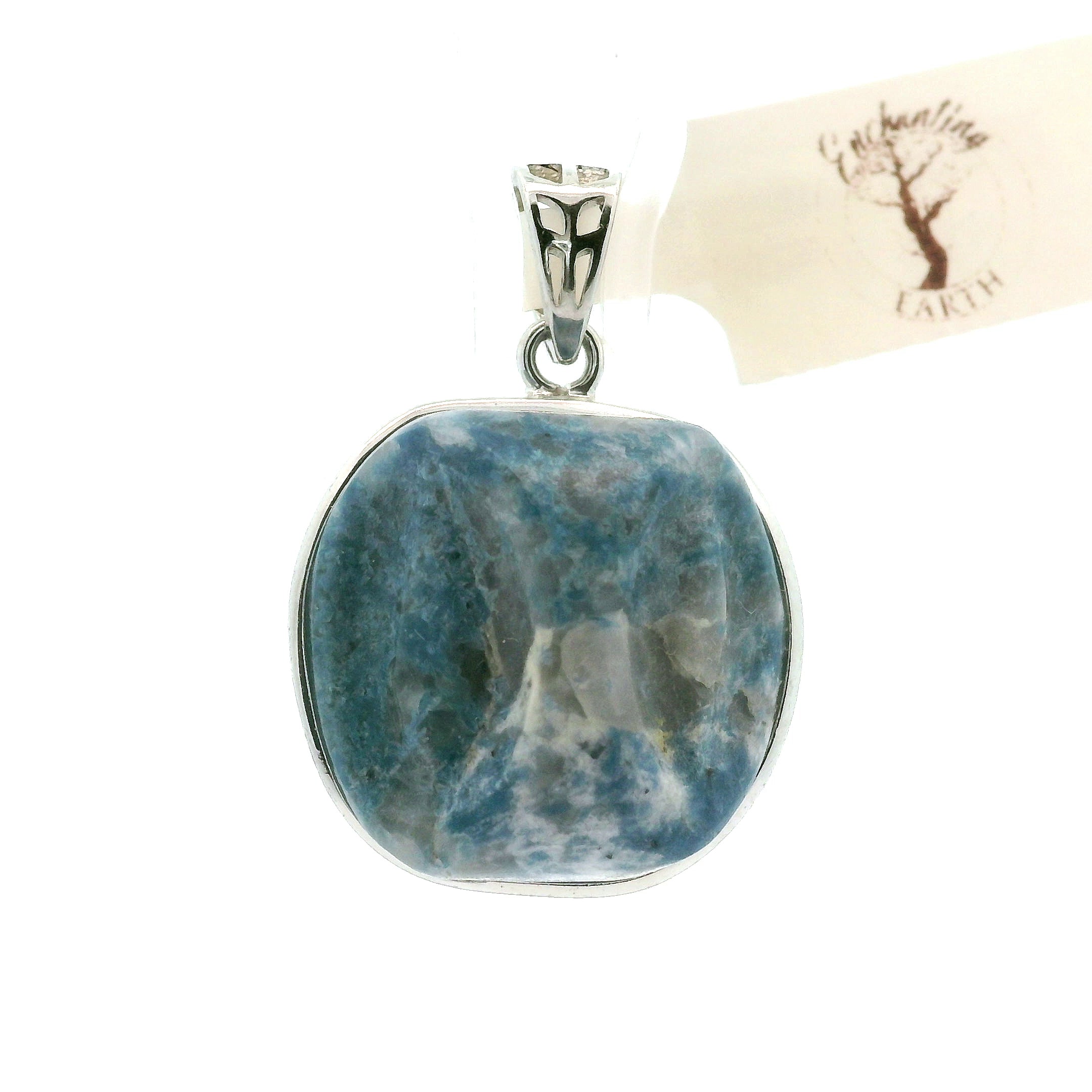 Enchanted Euphoralite Star Being Pendant .925 Silver for Connection with Higher Realms, Intuition, Good Luck and Creation of your Dream Life
