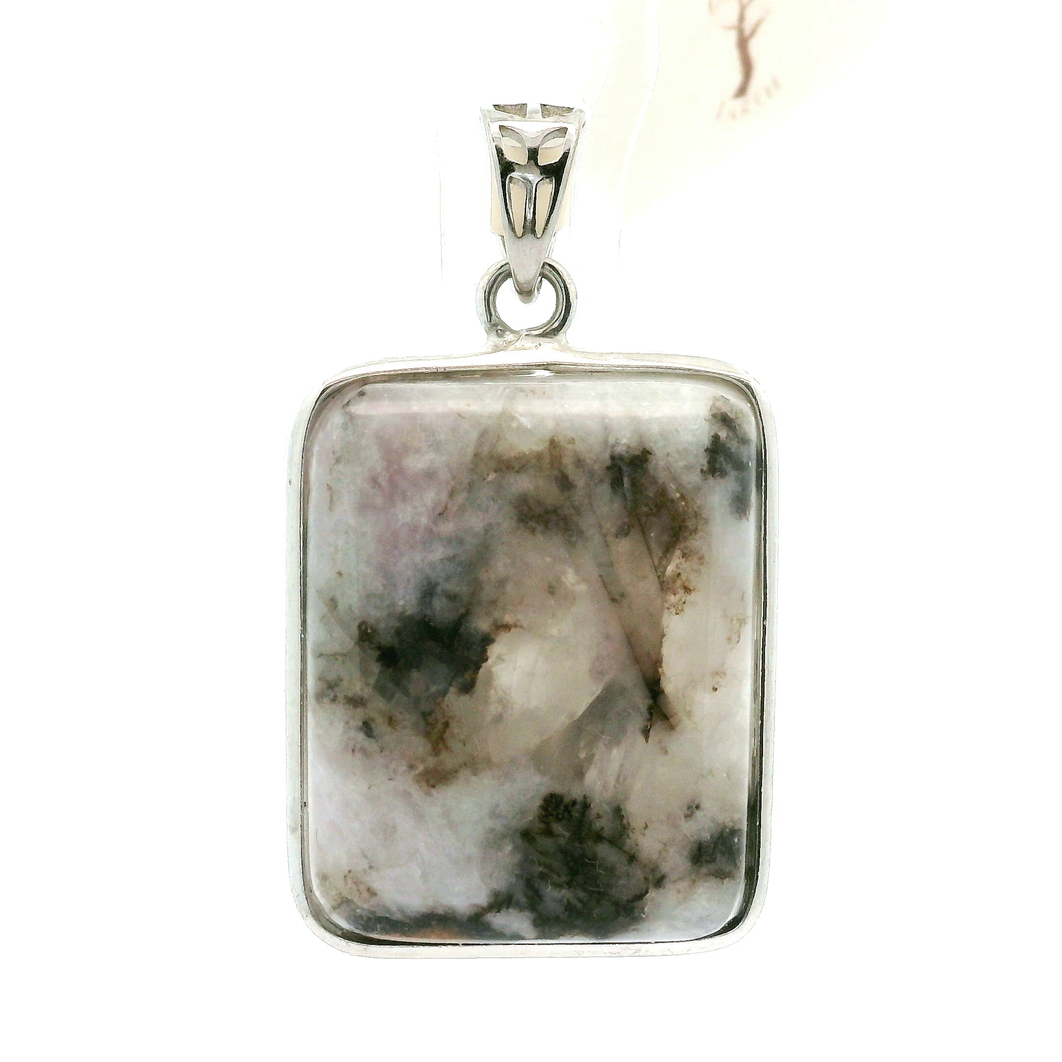 Electric Euphoralite Pendant 925 Silver for Protection, Love, Stress Relief and Mental Clarity