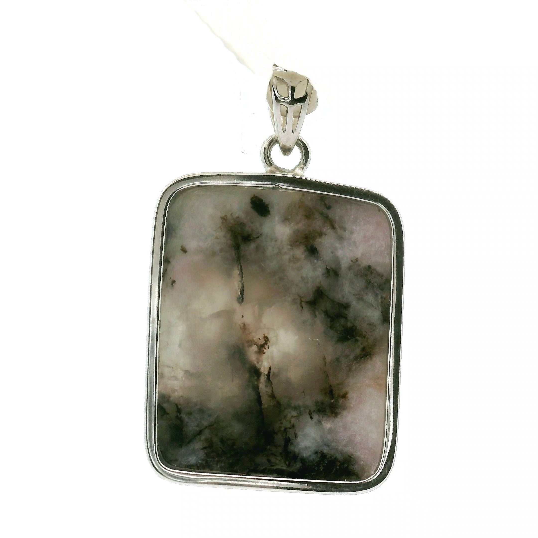 Electric Euphoralite Pendant 925 Silver for Protection, Love, Stress Relief and Mental Clarity