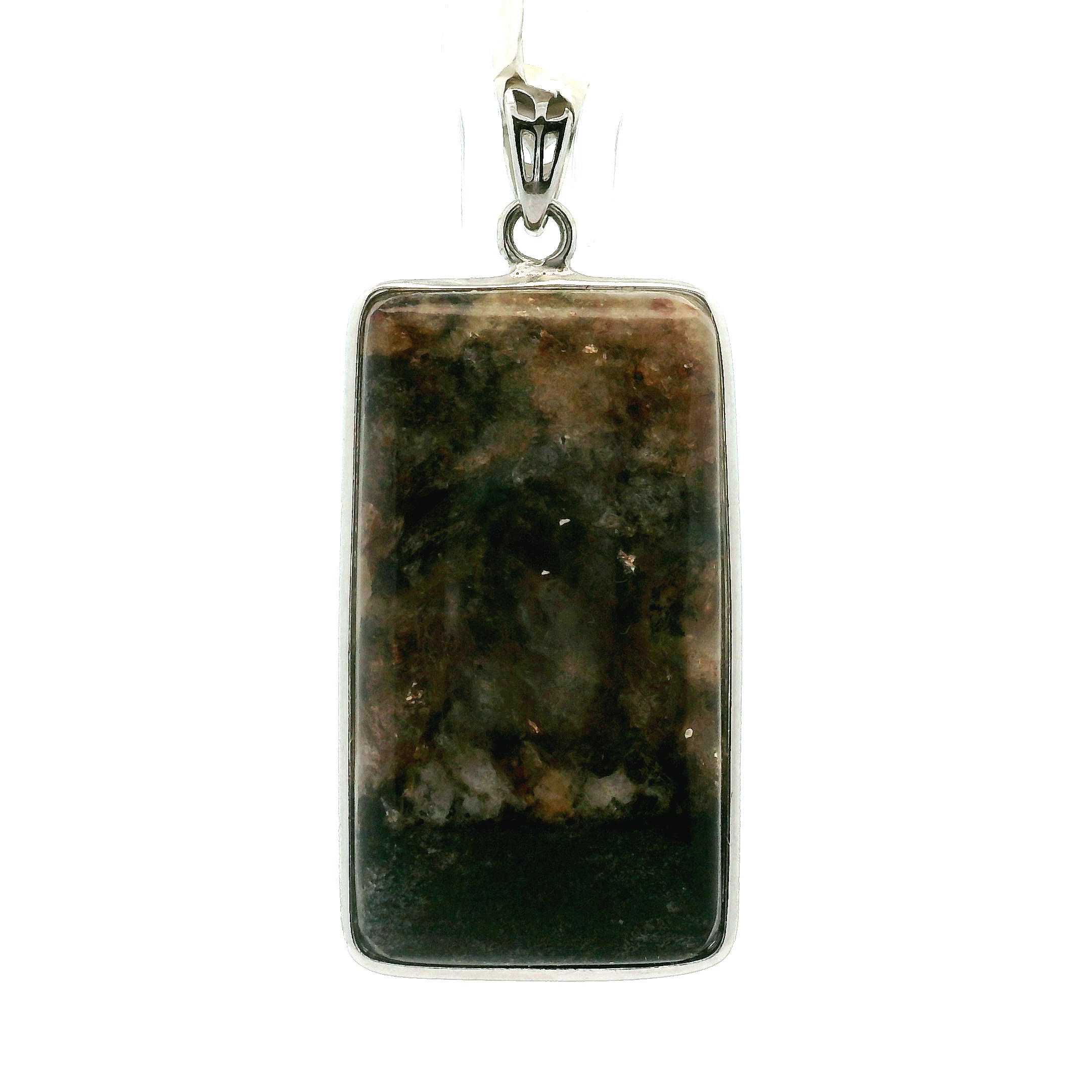 Pangea Euphoralite Pendant .925 Silver for Connecting with the Earth and Healing Knowledge from Ancestors