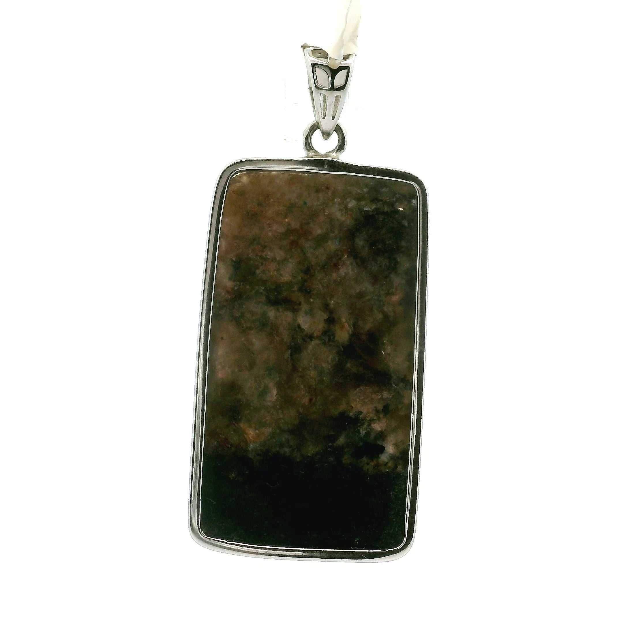 Pangea Euphoralite Pendant .925 Silver for Connecting with the Earth and Healing Knowledge from Ancestors