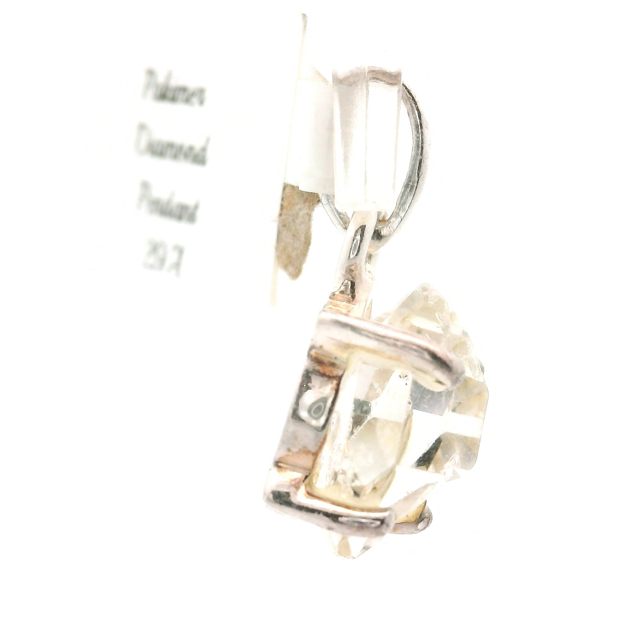 Pakimer Raw Pendant (High Quality) .925 Silver for Amplifying Intentions and Clearing Energy