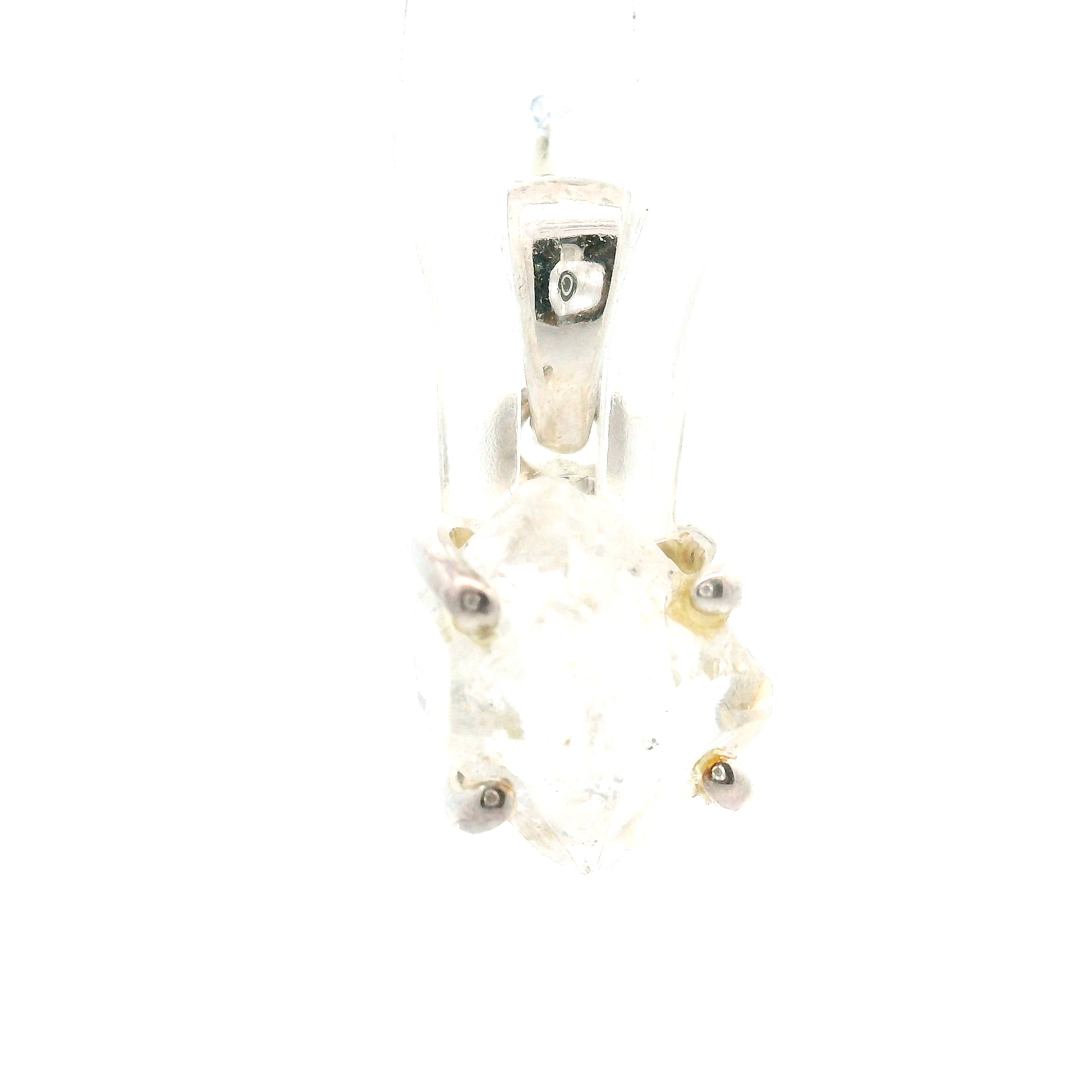 Pakimer Raw Pendant (High Quality) .925 Silver for Amplifying Intentions and Clearing Energy