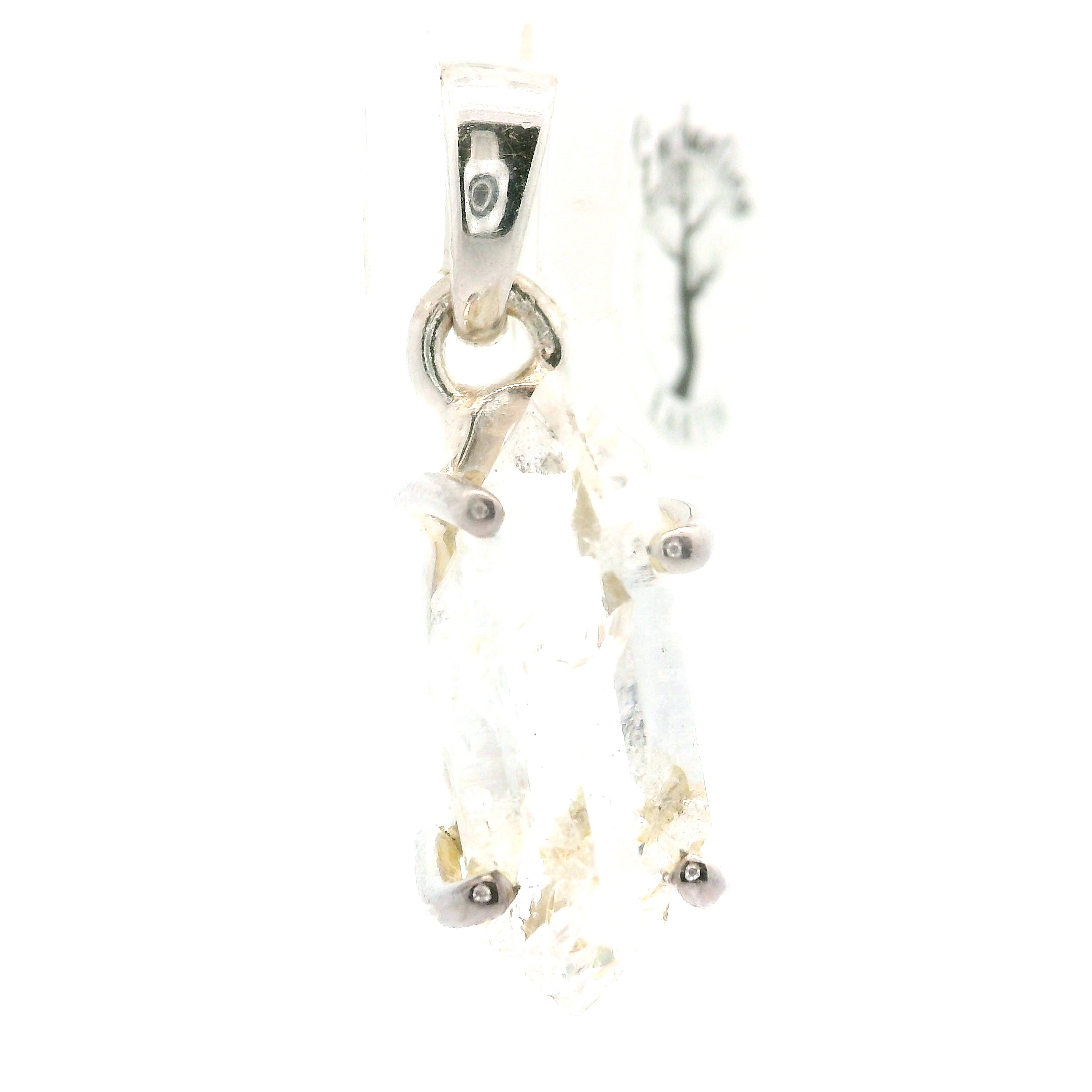 Pakimer Raw Pendant (High Quality) .925 Silver for Amplifying Intentions and Clearing Energy