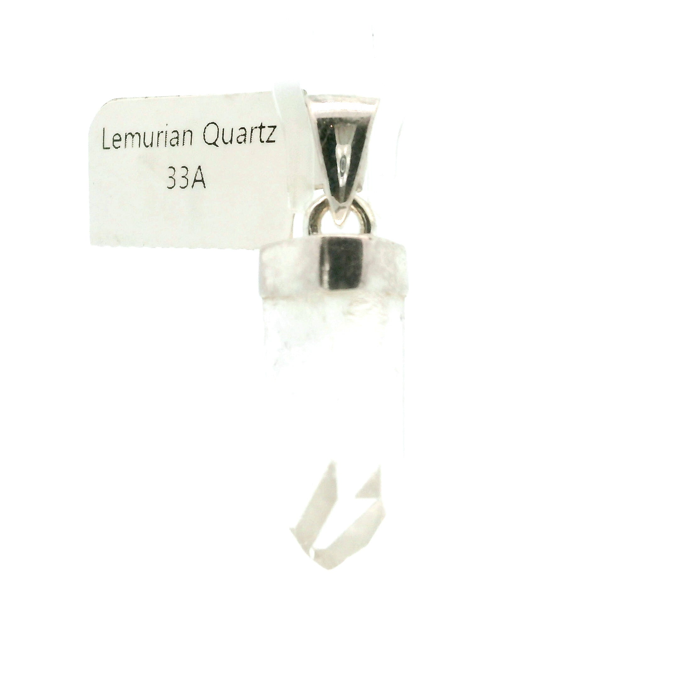 Lemurian Quartz Pendant .925 Silver for Healing, Intention Setting and Manifesting your Desires