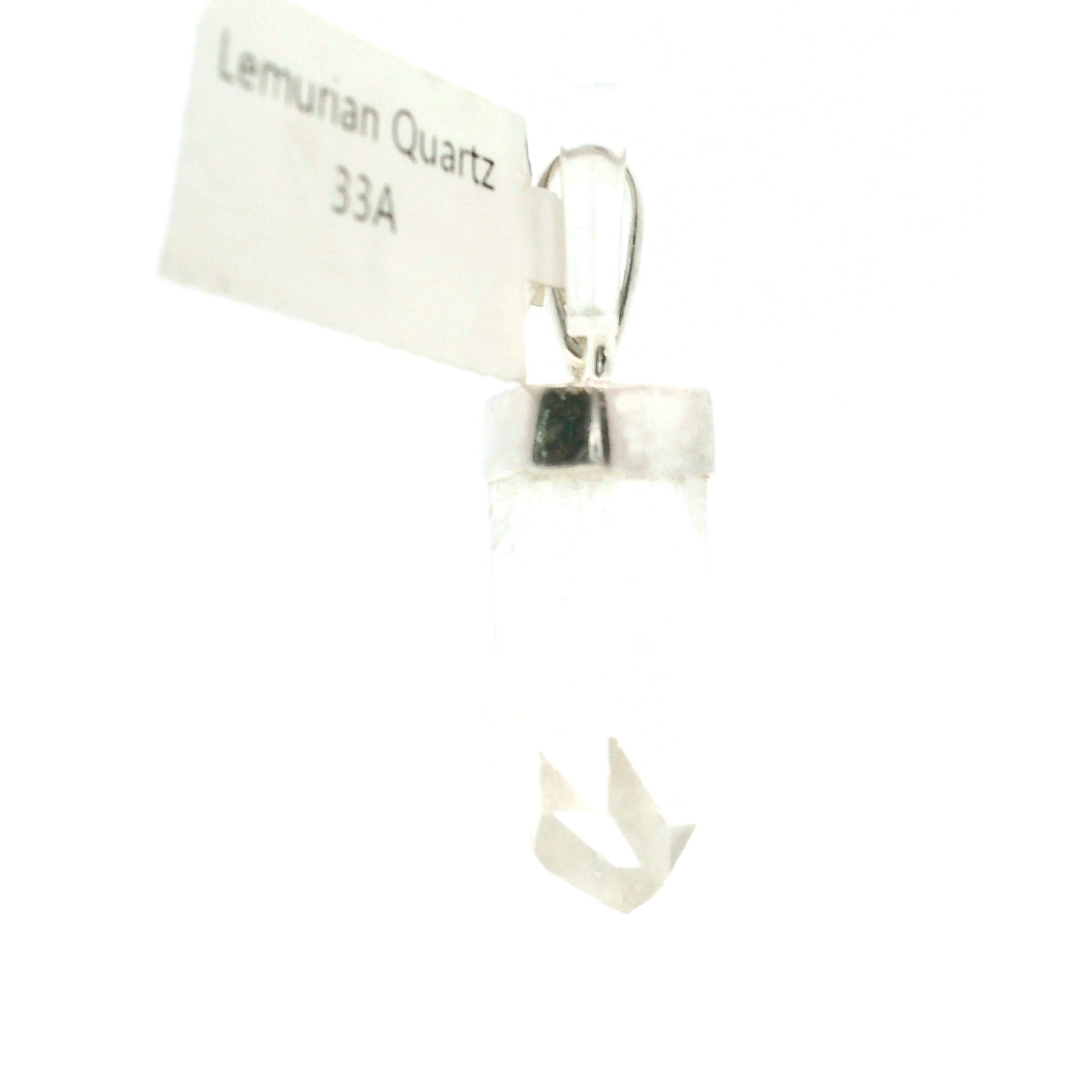 Lemurian Quartz Pendant .925 Silver for Healing, Intention Setting and Manifesting your Desires