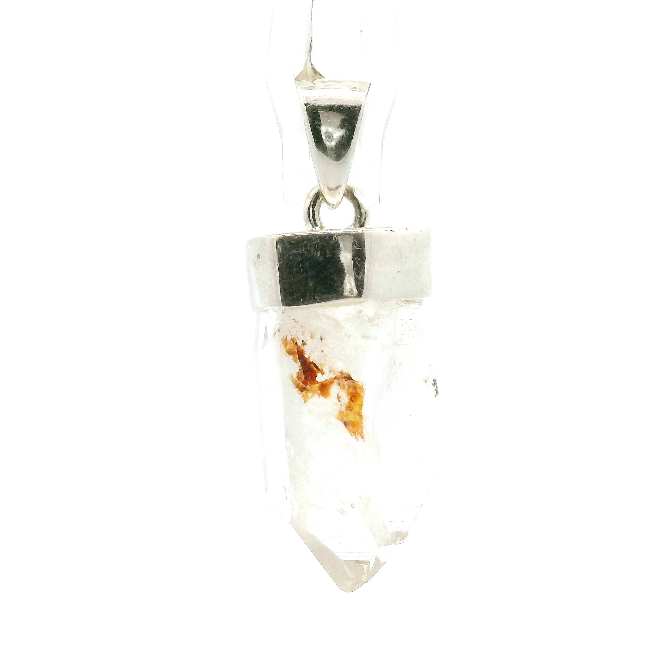 Lemurian Quartz Pendant .925 Silver for Healing, Intention Setting and Manifesting your Desires