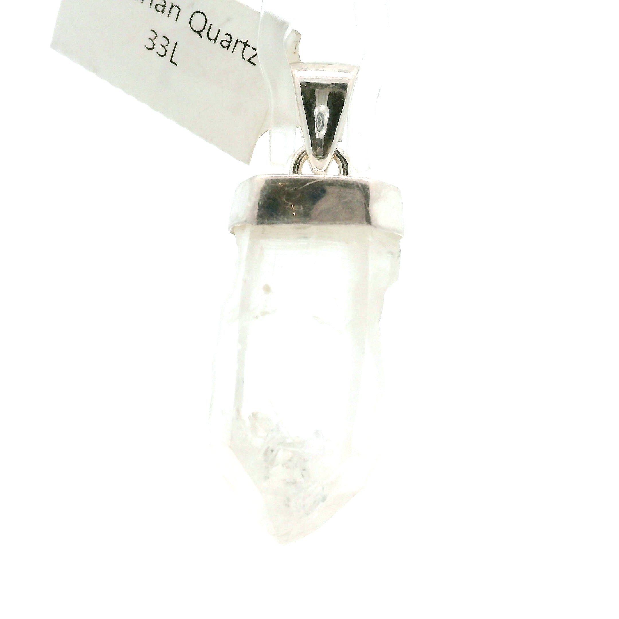 Lemurian Quartz Pendant .925 Silver for Healing, Intention Setting and Manifesting your Desires