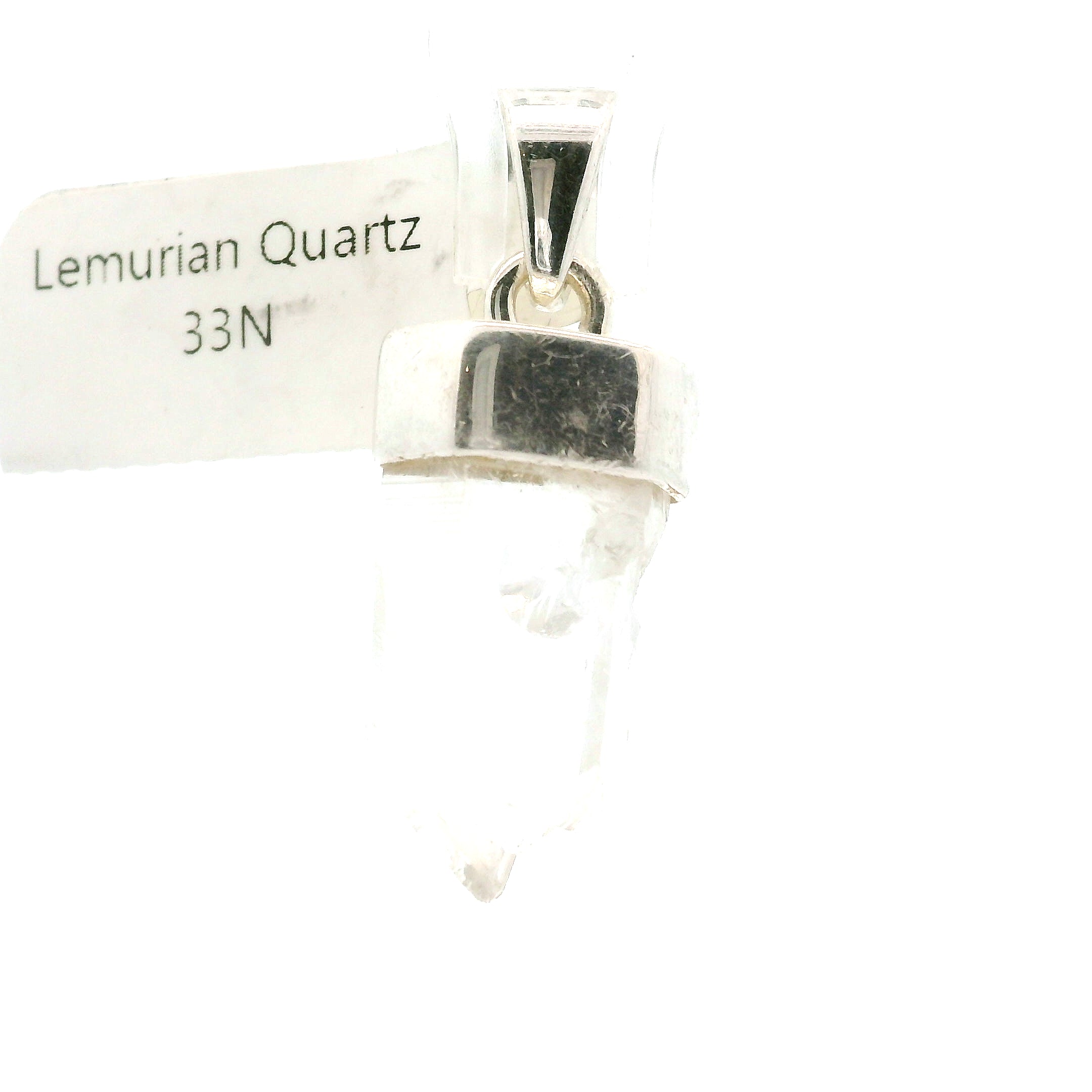 Lemurian Quartz Pendant .925 Silver for Healing, Intention Setting and Manifesting your Desires