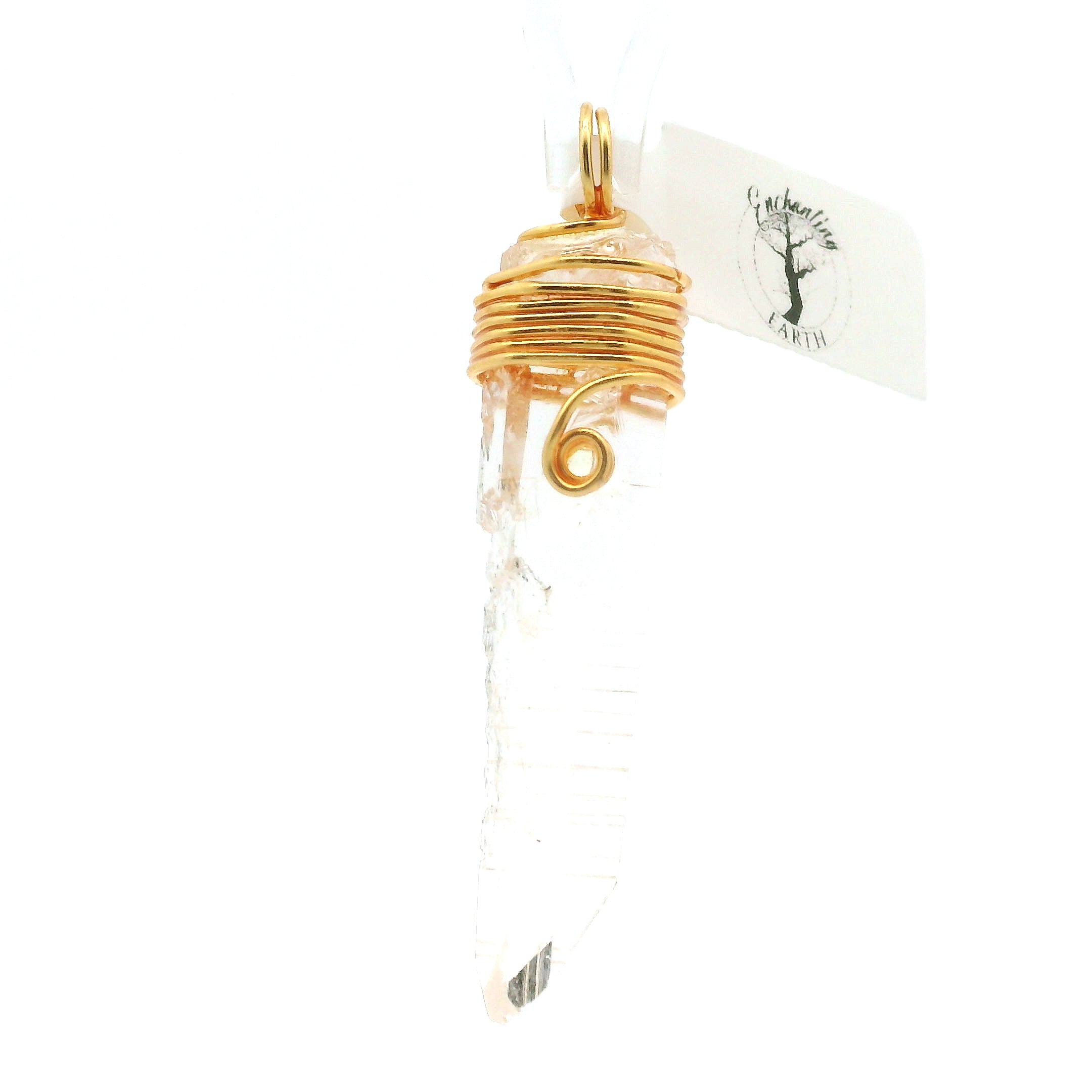 Colombia Lemurian Quartz Pendants .925 Silver for Healing, Intention Setting and Manifesting your Desires