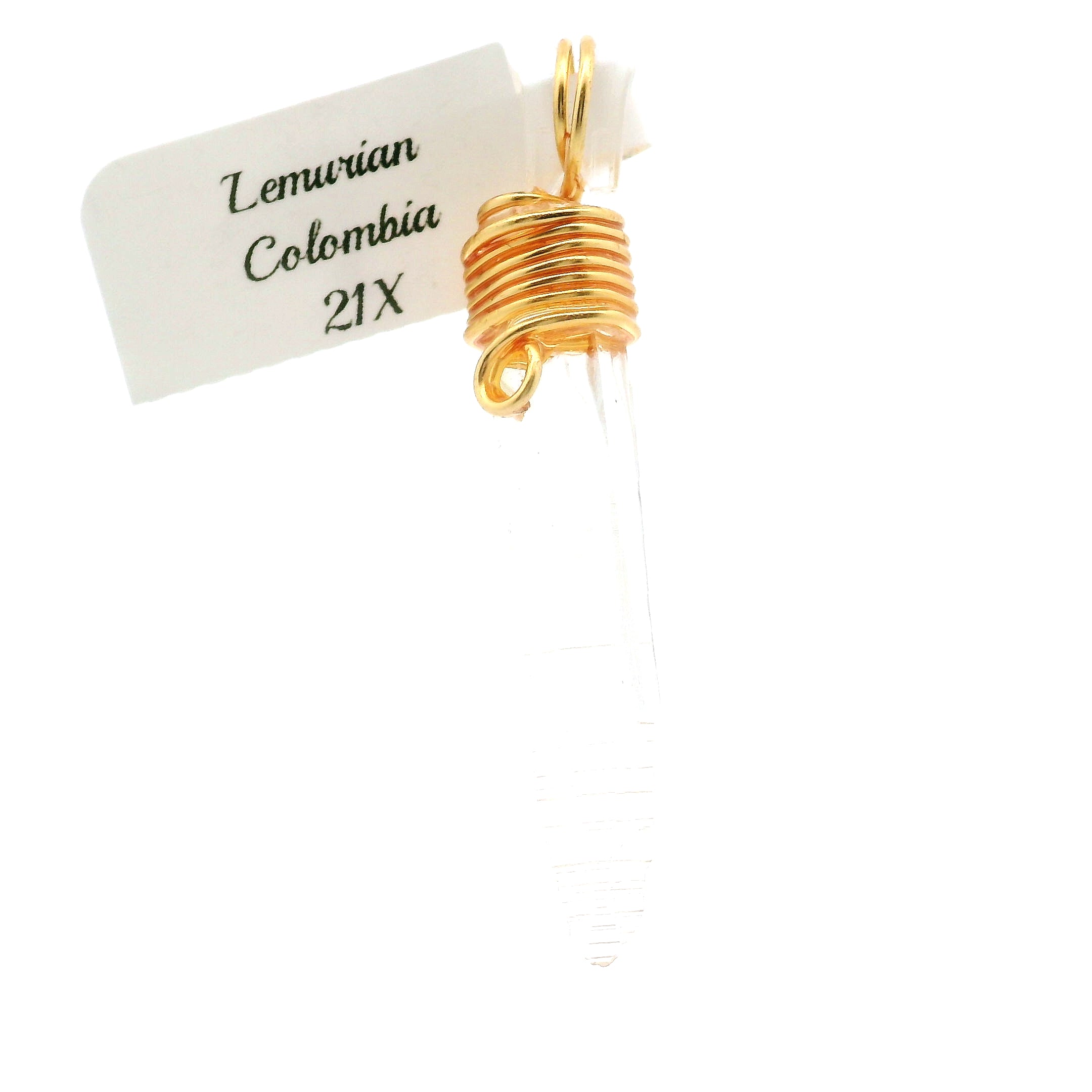 Colombia Lemurian Quartz Pendants .925 Silver for Healing, Intention Setting and Manifesting your Desires