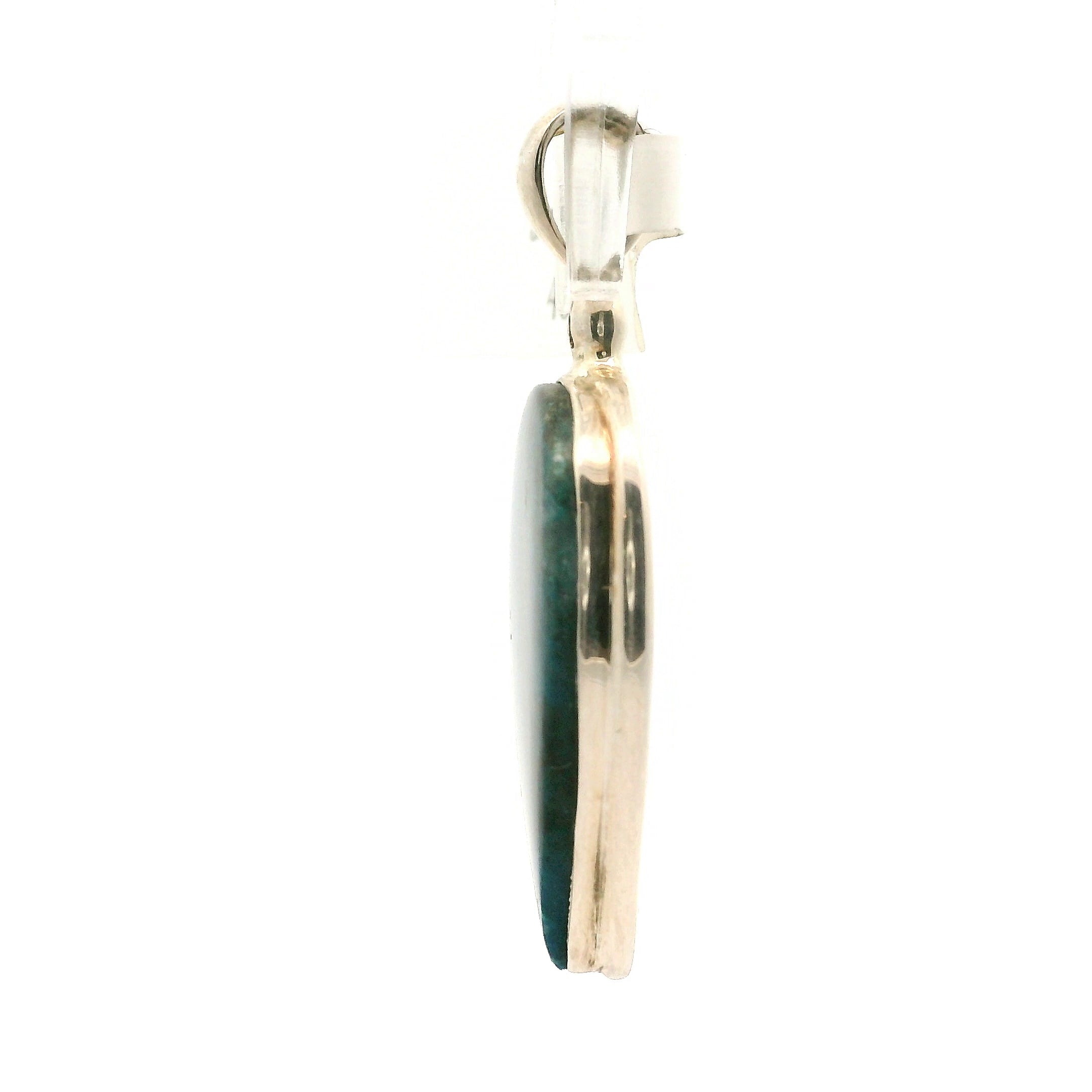 Shattuckite Pendant .925 Silver for Truthful Communication and Soul-Level Healing