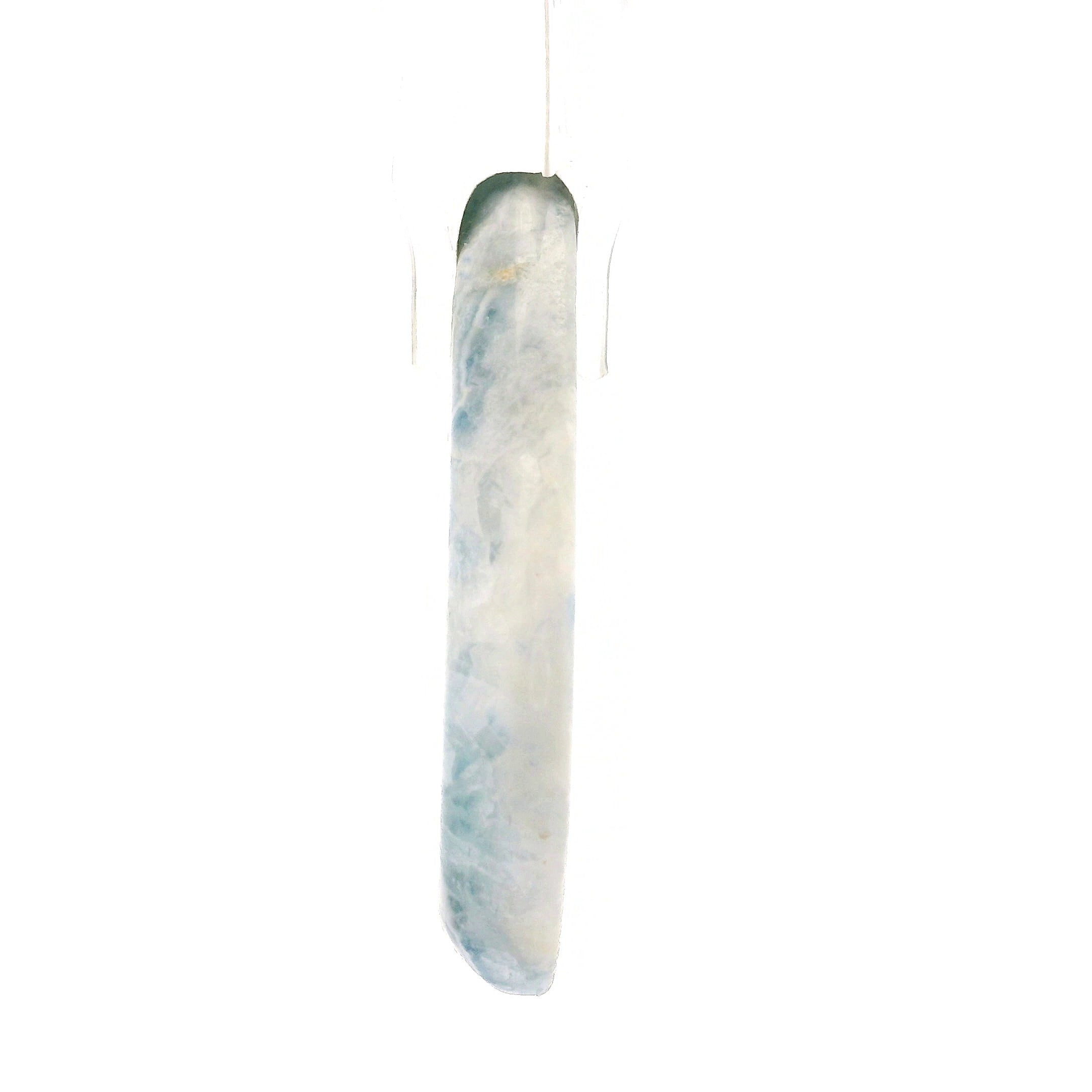 Blue Scheelite Pendant .925 Silver for Peace of Mind and Sleep