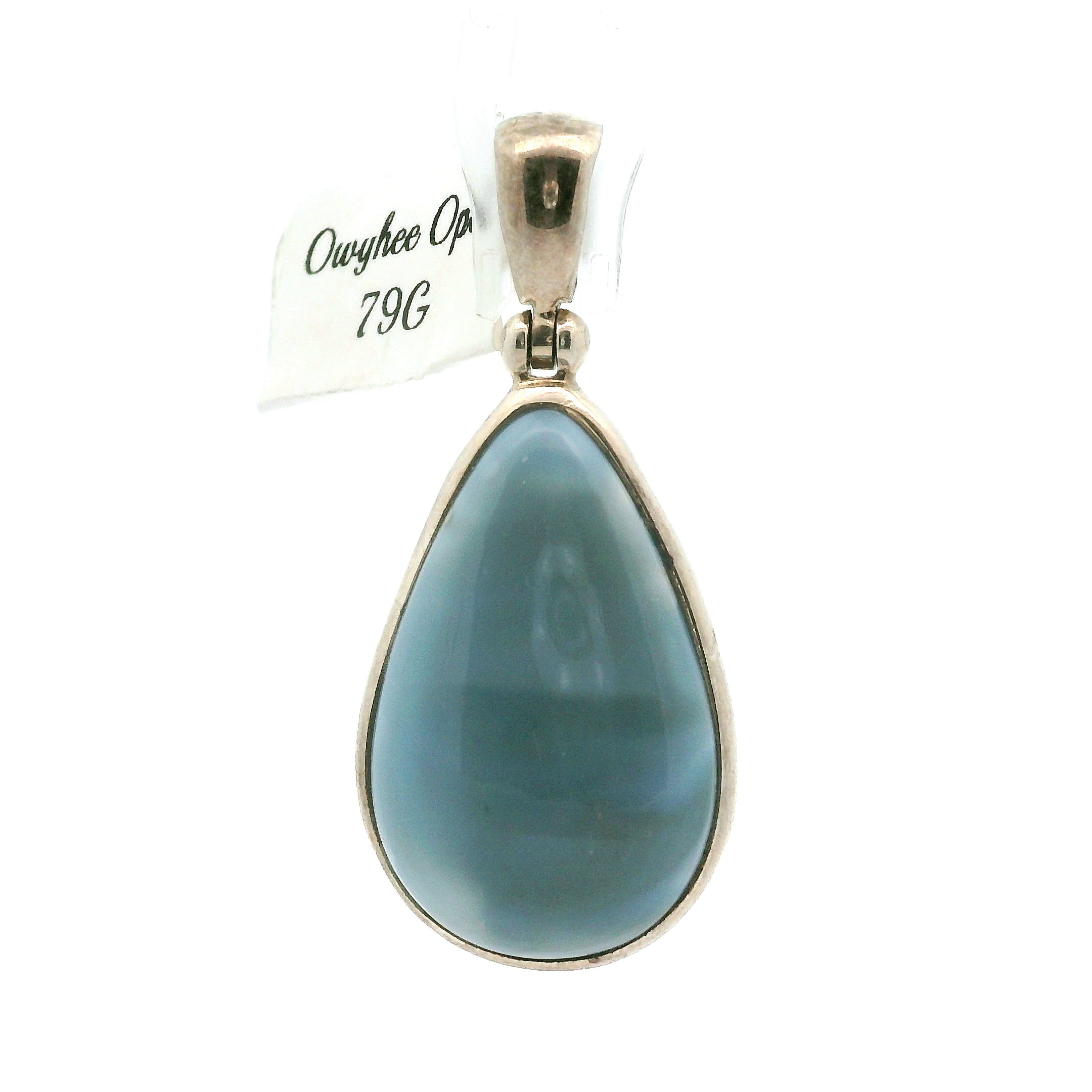 Owyhee Opal Pendant .925 Silver for Emotional Healing and Balance