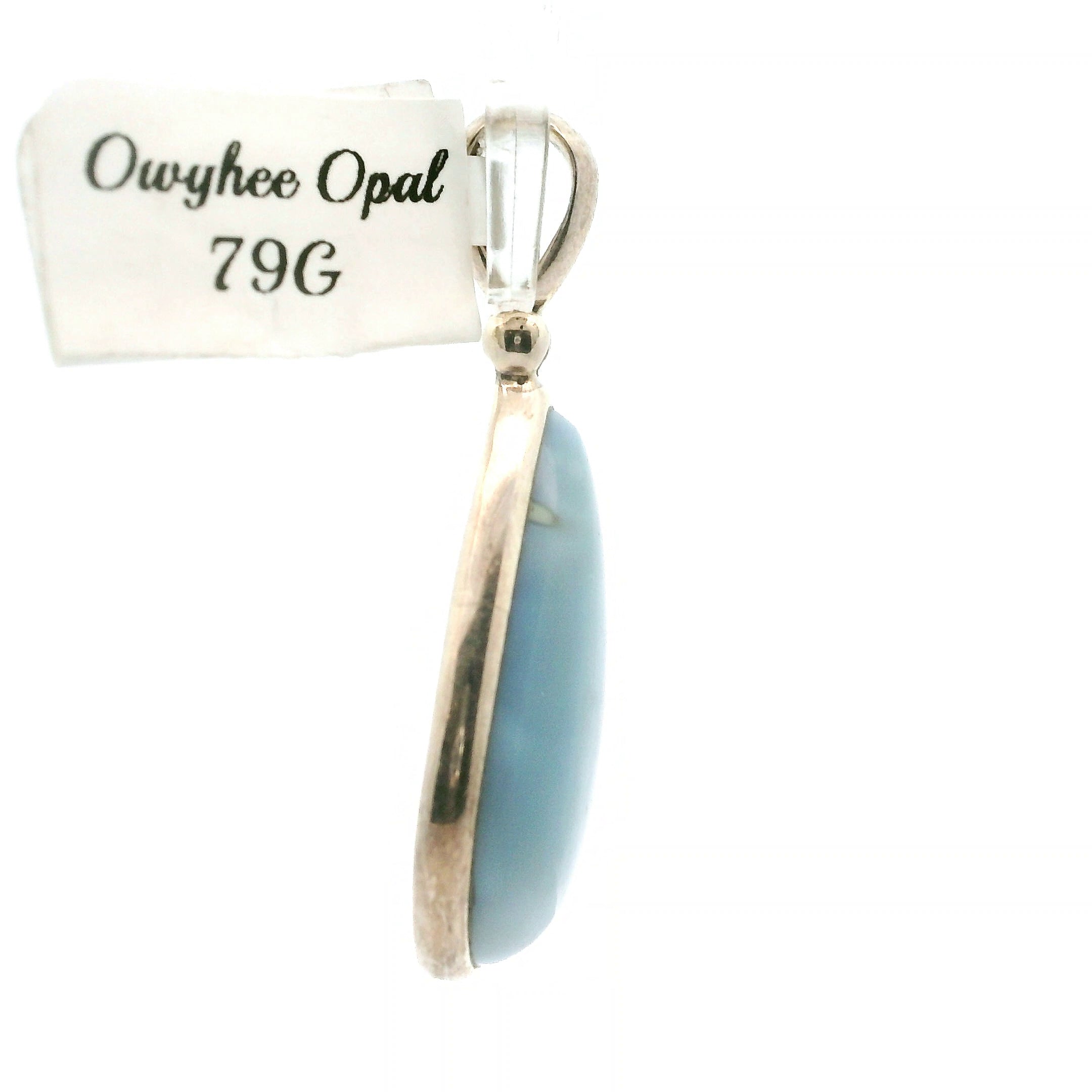Owyhee Opal Pendant .925 Silver for Emotional Healing and Balance