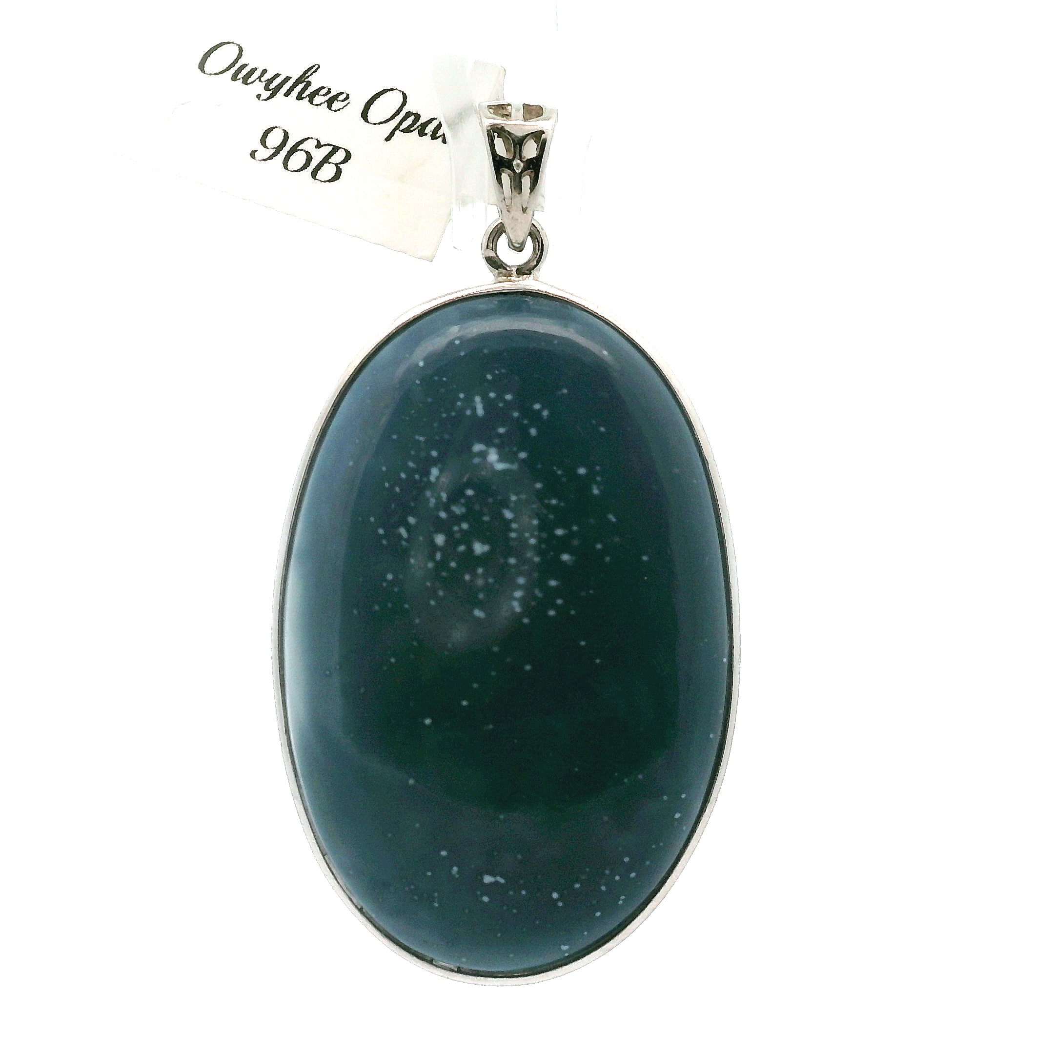 Owyhee Opal Pendant .925 Silver for Emotional Healing and Balance