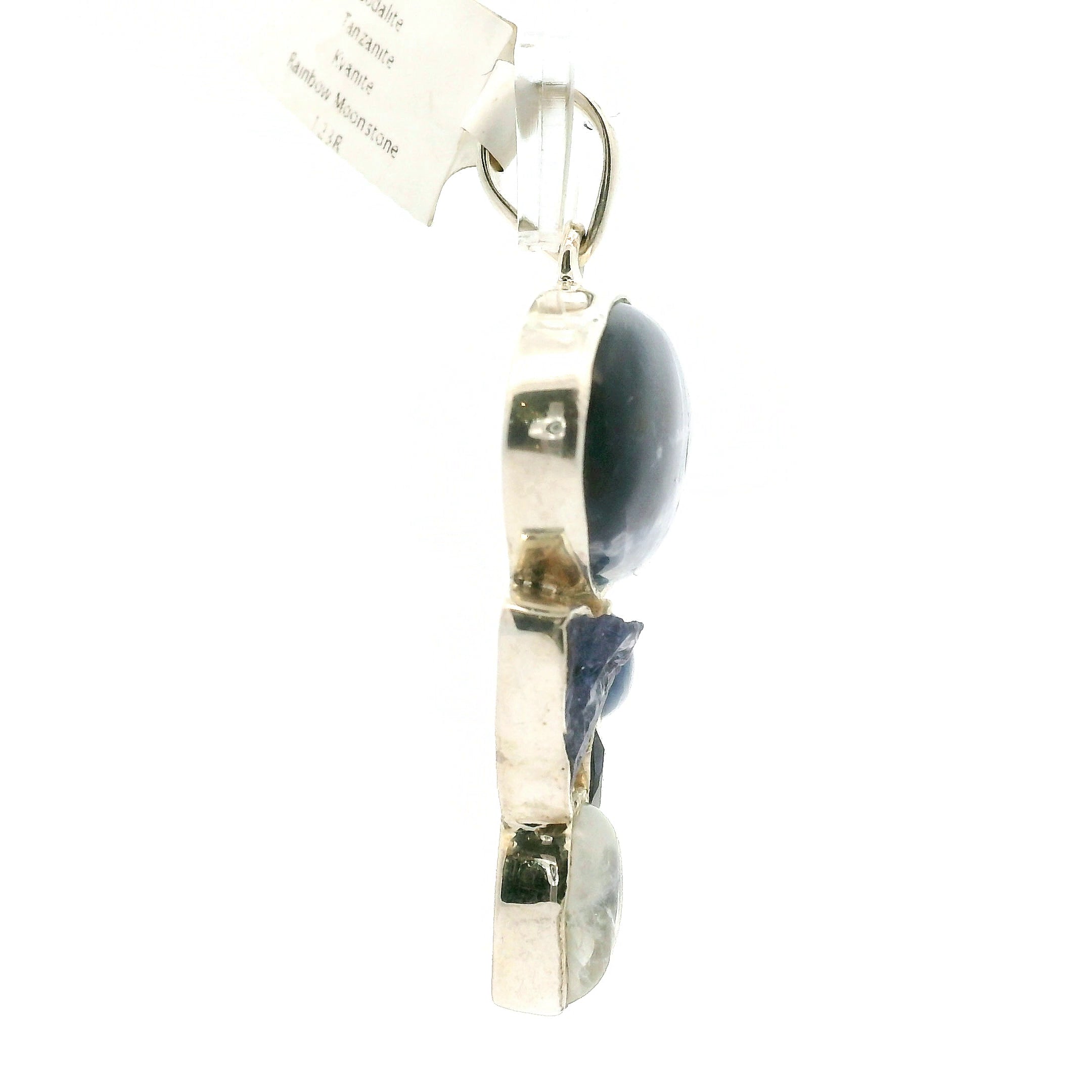 Sodalite Multi-Stone Pendant .925 Silver for Dream Recall and Relaxation