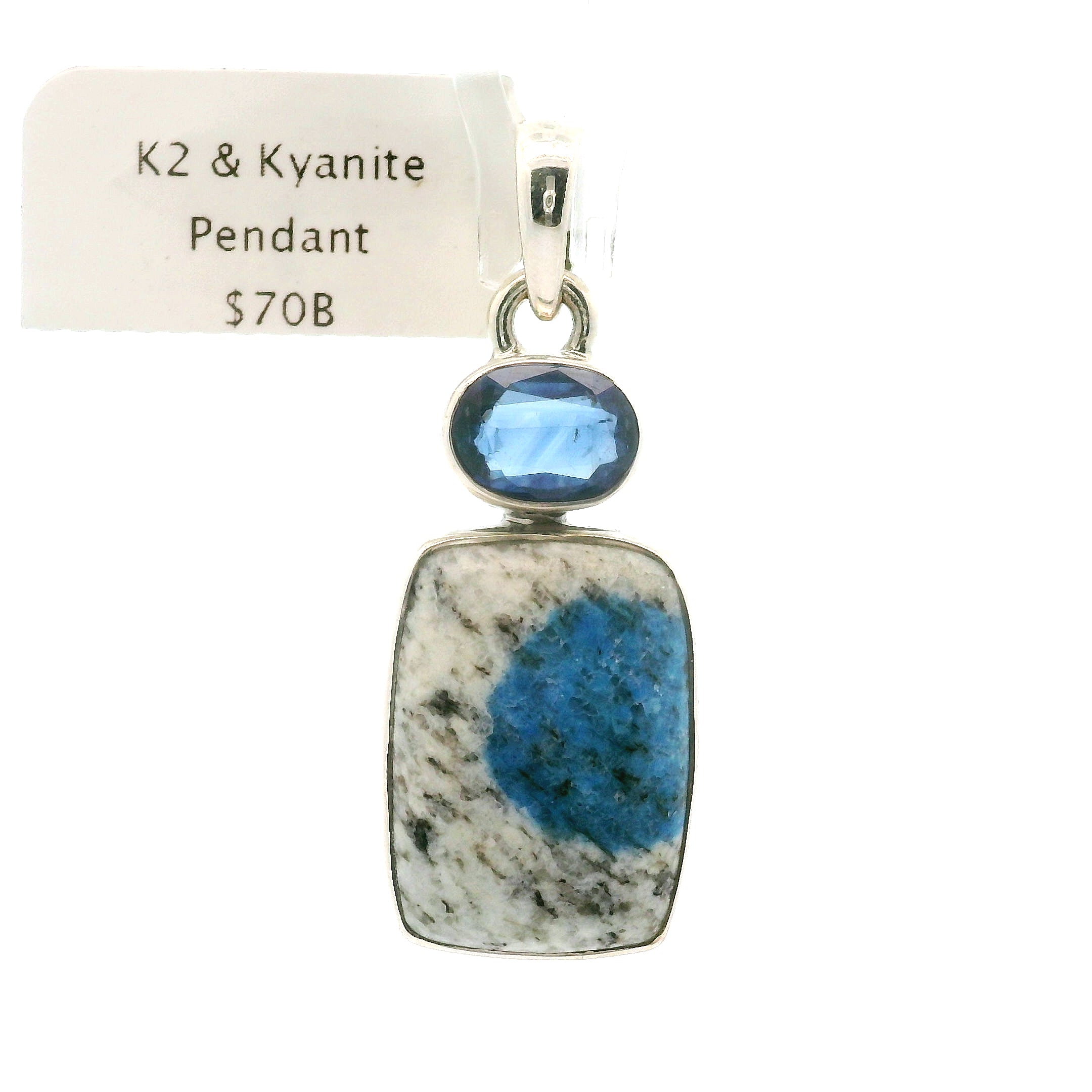 K2 Multi-Stone Pendant .925 Silver for Dream Recall and Relaxation