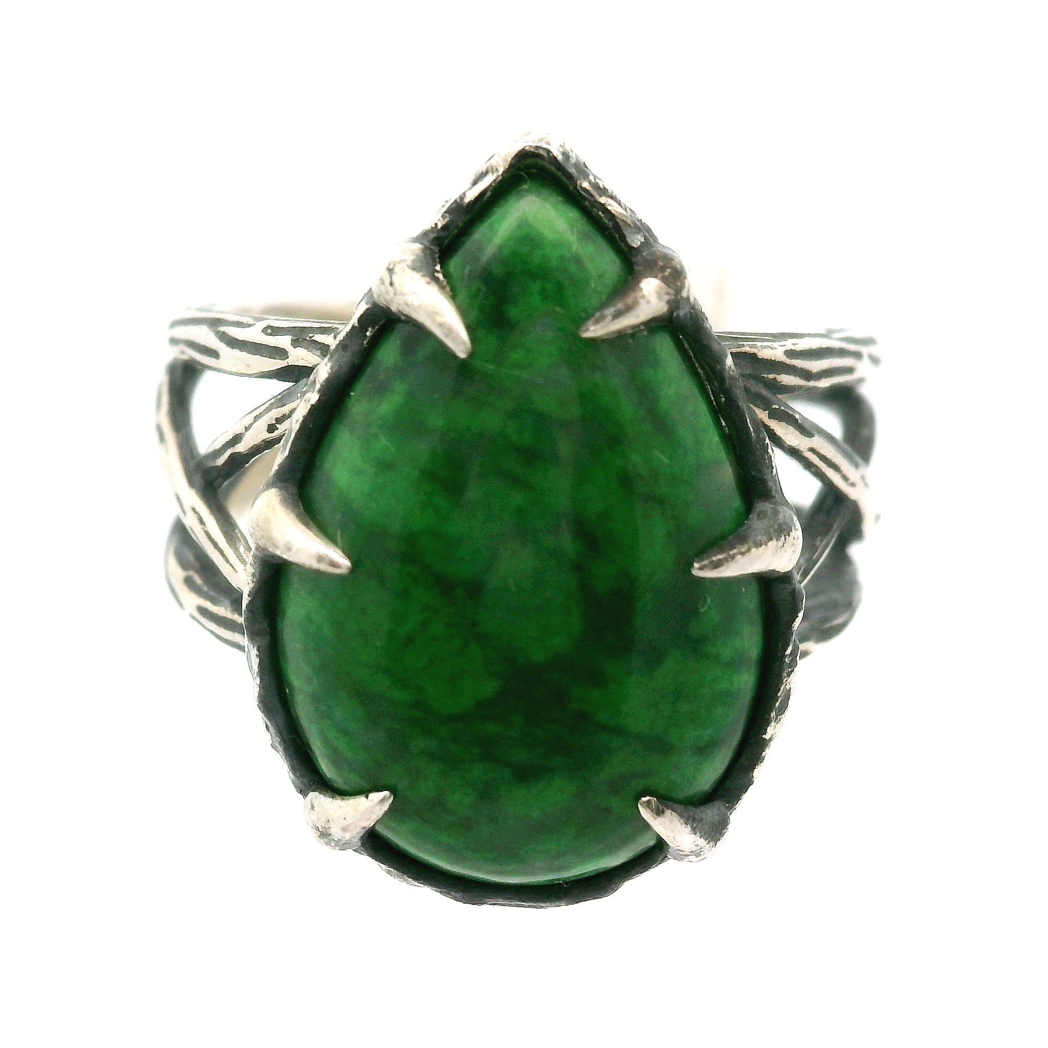 Maw Sit Sit Bad Witch Cuff Ring .925 Silver for Attracting New Relationships and Opportunities