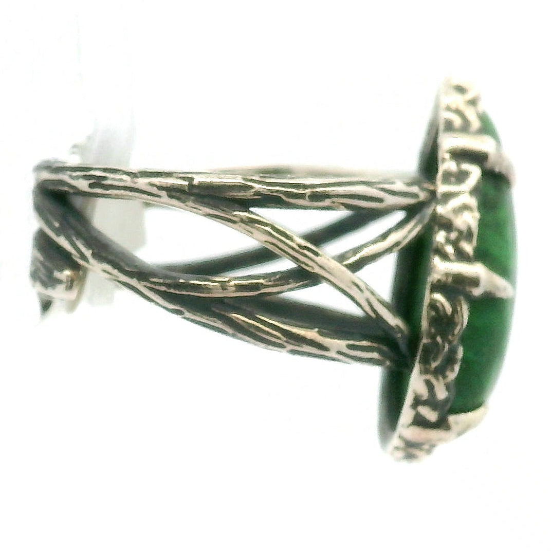 Maw Sit Sit Bad Witch Cuff Ring .925 Silver for Attracting New Relationships and Opportunities