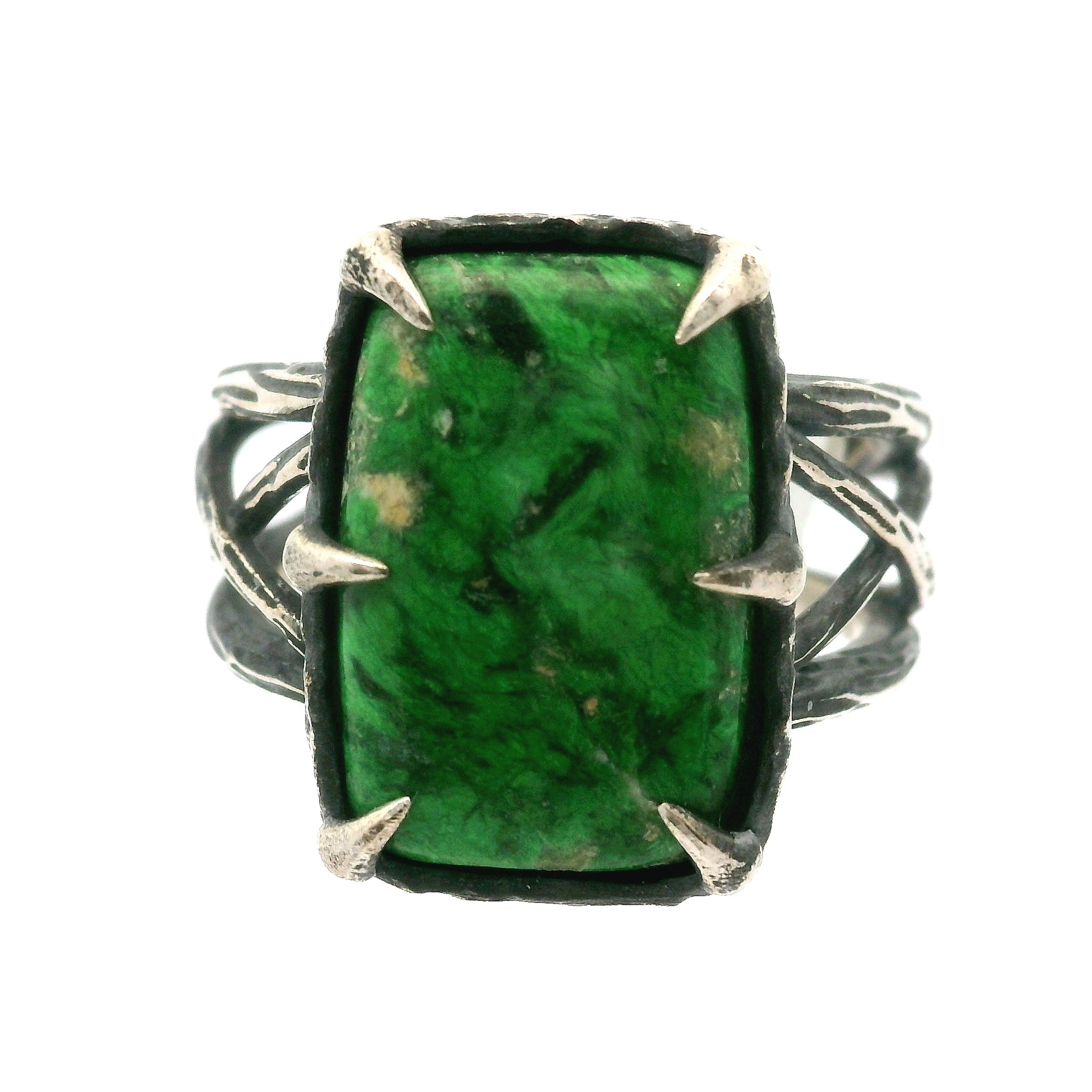 Maw Sit Sit Bad Witch Cuff Ring .925 Silver for Attracting New Relationships and Opportunities