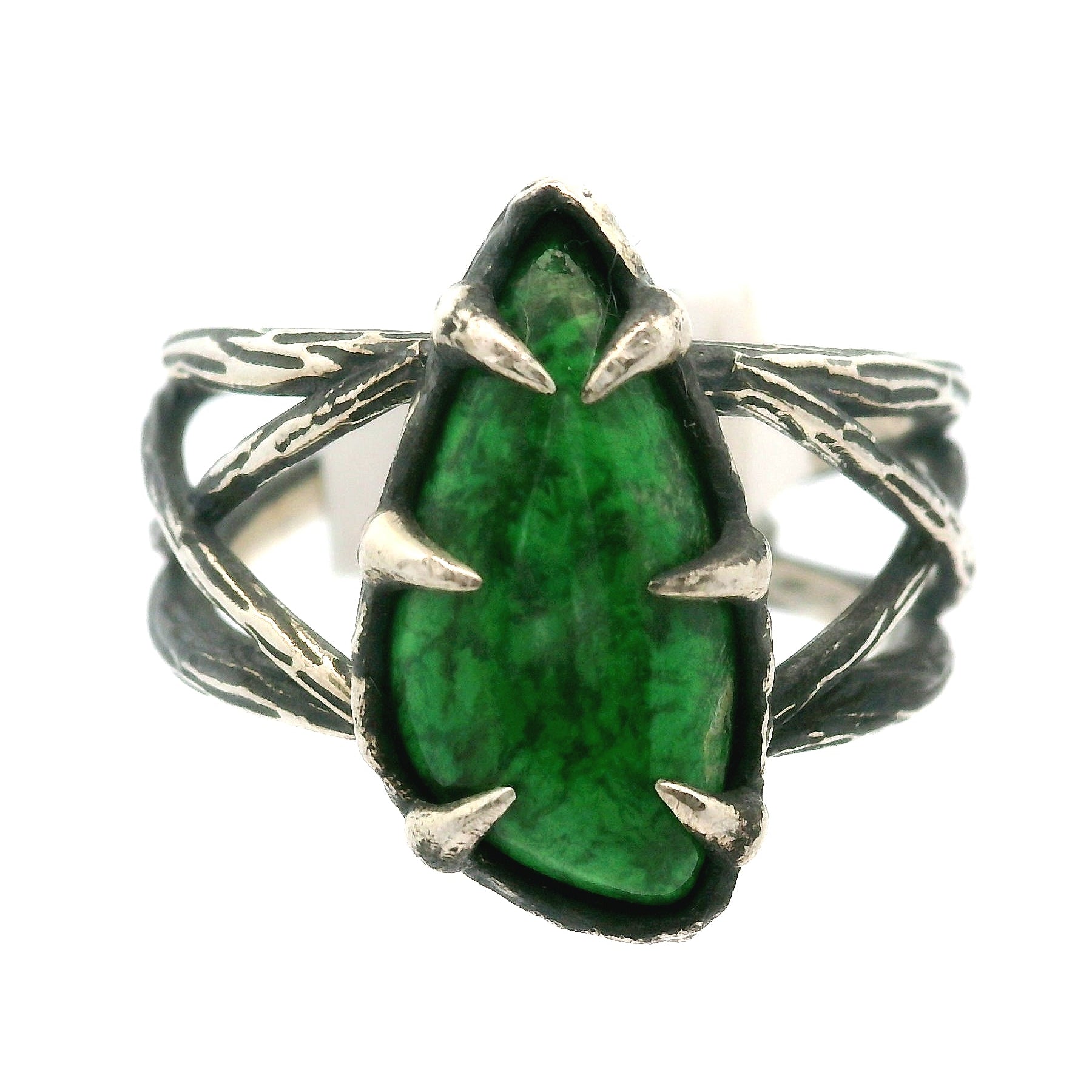 Maw Sit Sit Bad Witch Cuff Ring .925 Silver for Attracting New Relationships and Opportunities