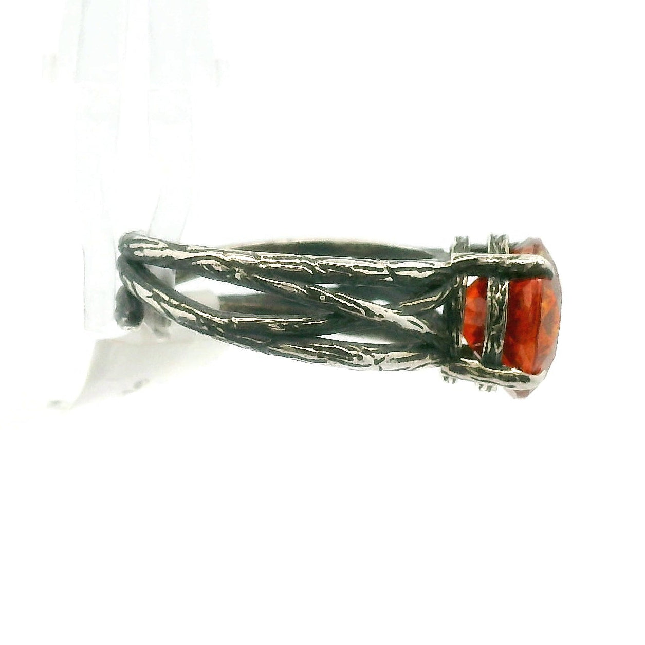 Bad Witch Sphalerite Cuff Ring .925 Silver for Clarity, Inspiration, Manifestation and Protection