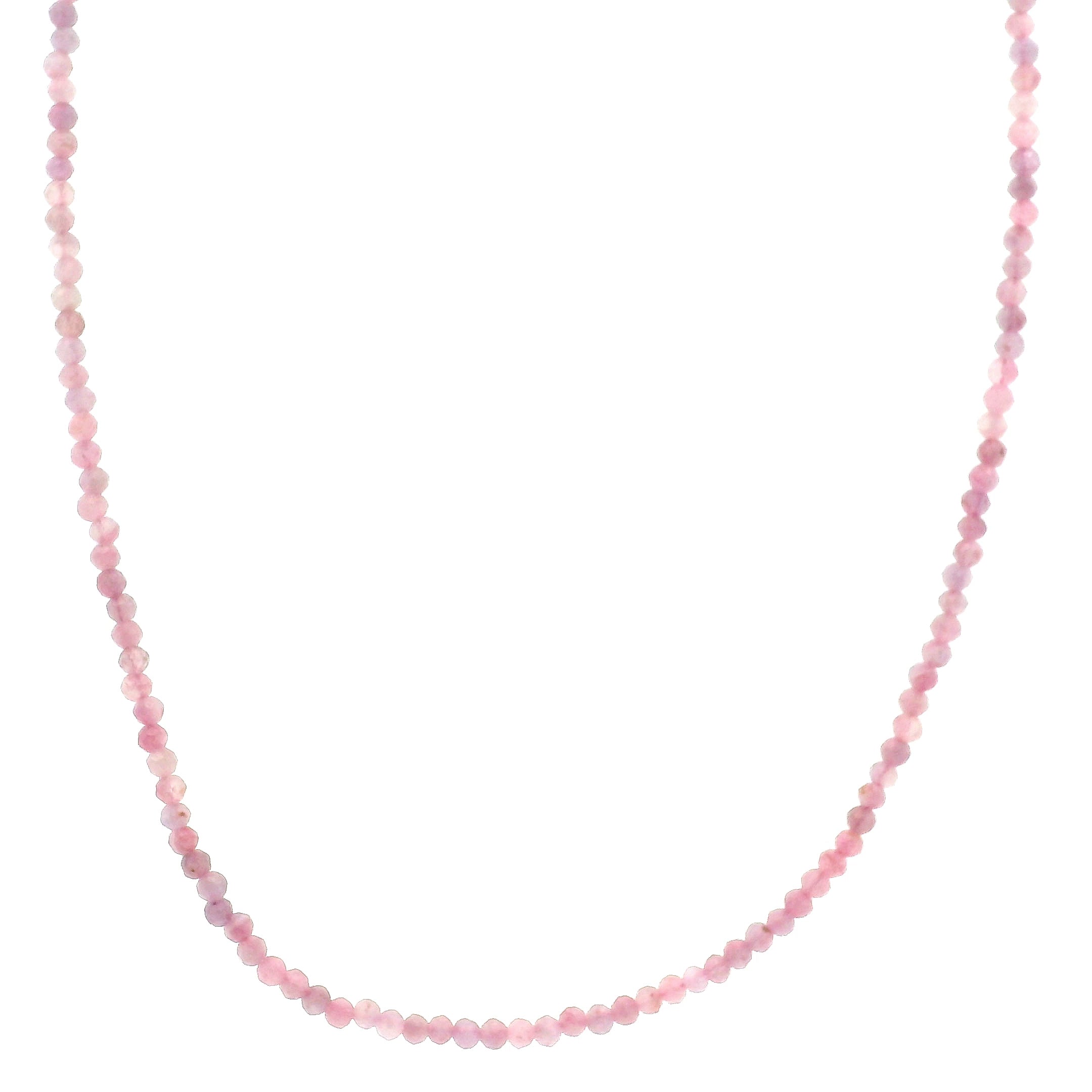Pink Tourmaline Micro Faceted Choker/Layering Necklace for Heart Healing, Kindness & Love