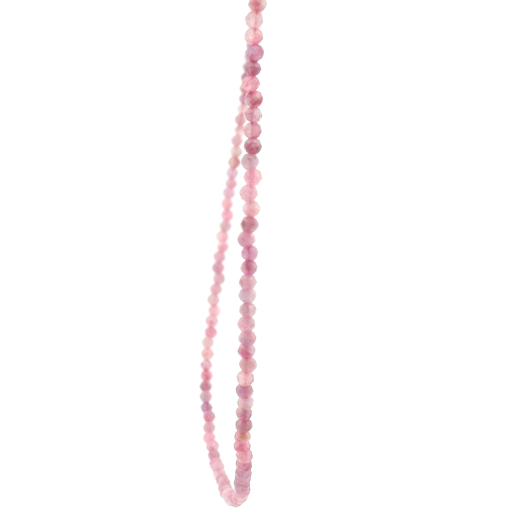 Pink Tourmaline Micro Faceted Choker/Layering Necklace for Heart Healing, Kindness & Love