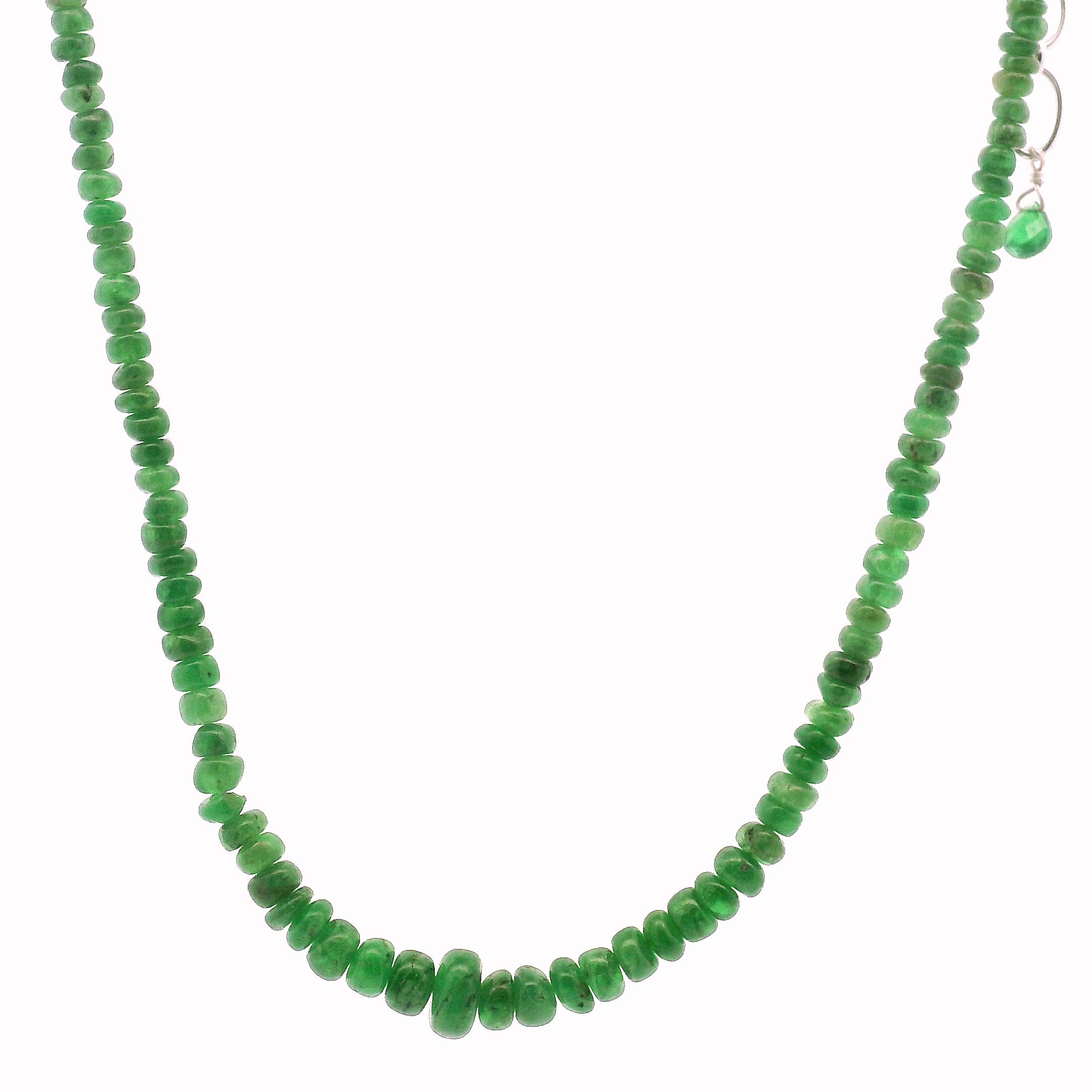 Tsavorite Rondelle Necklace for Compassion & Loyalty