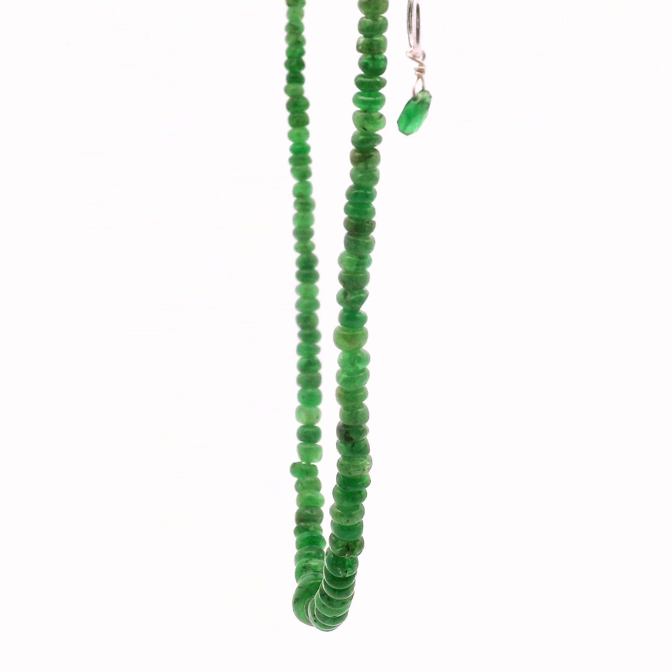 Tsavorite Rondelle Necklace for Compassion & Loyalty