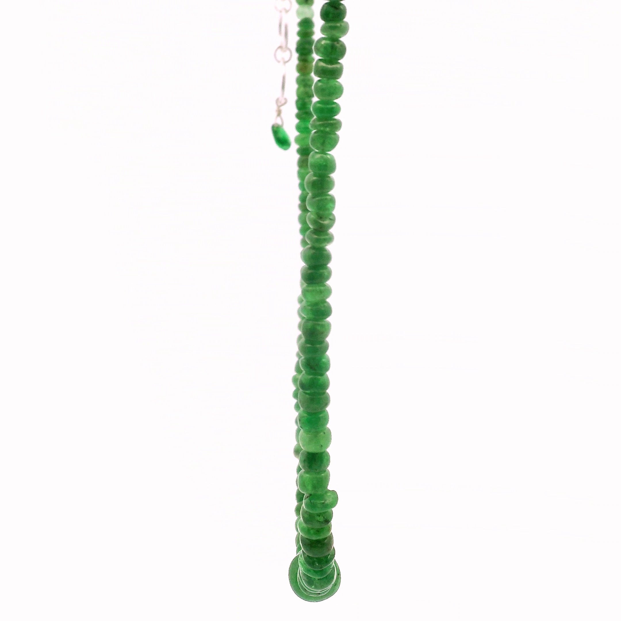 Tsavorite Rondelle Necklace for Compassion & Loyalty