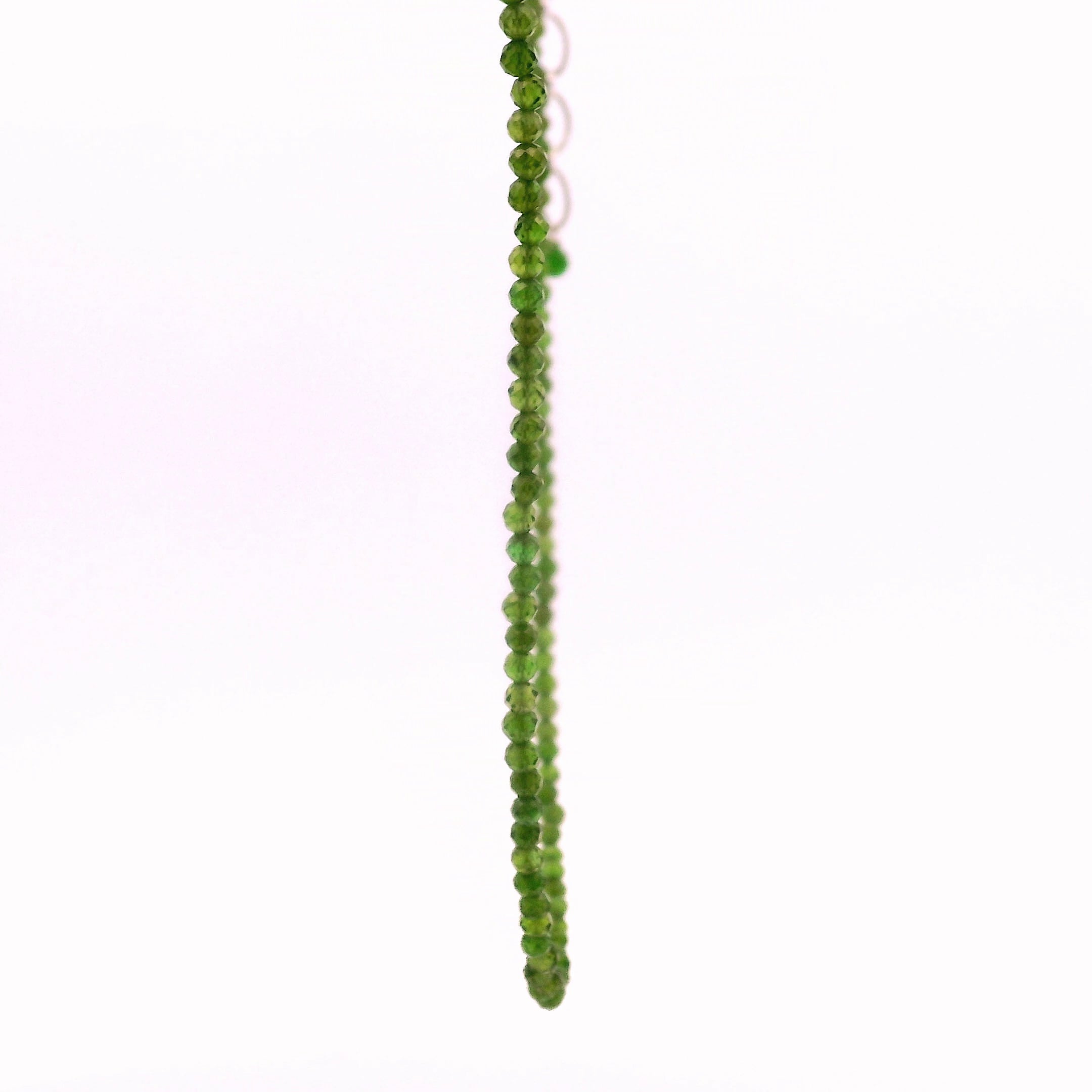 Chrome Diopside Micro Faceted Necklace for Emotional Healing and Forgiveness