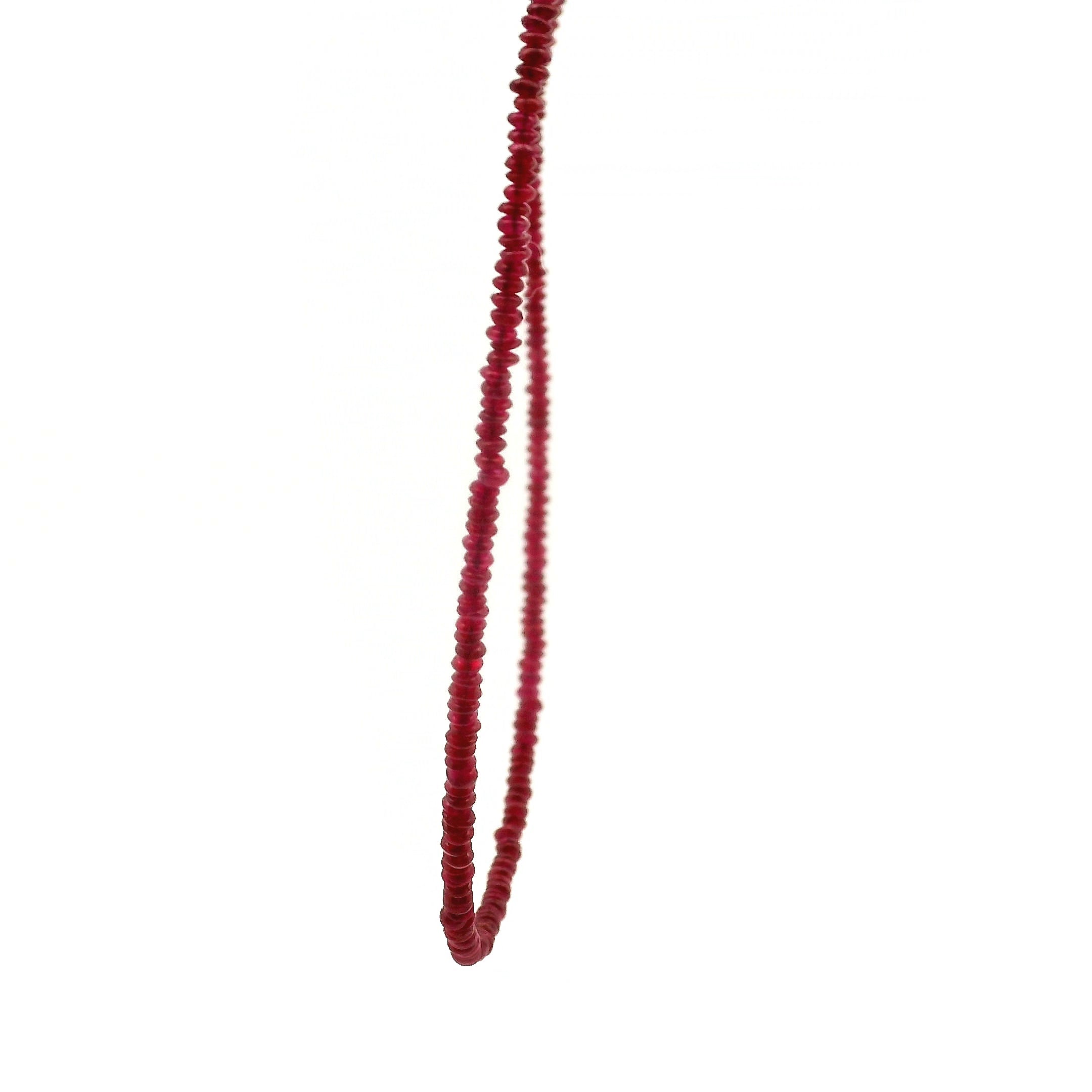 Ruby Mini Faceted Necklace for Supporting Flow of Energy & Enlightenment for Root Chakra