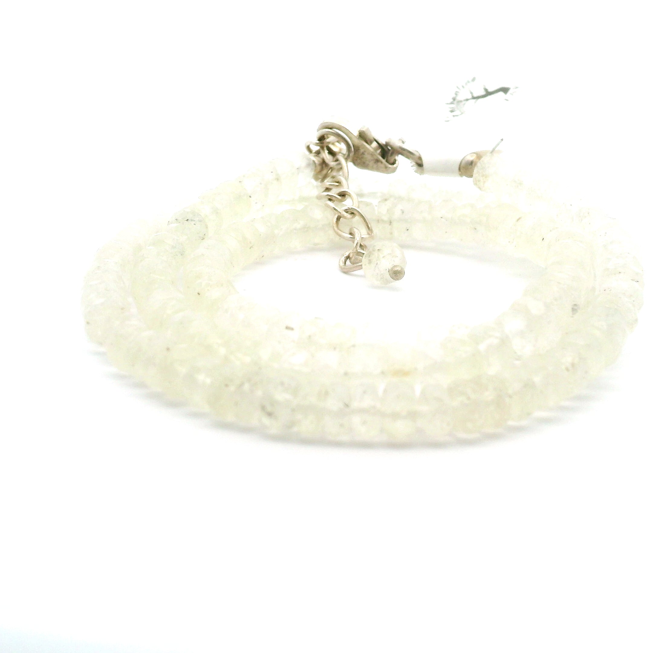 Libyan Desert Glass Faceted Rondelle Necklace for Confidence, Manifestation and Personal Power