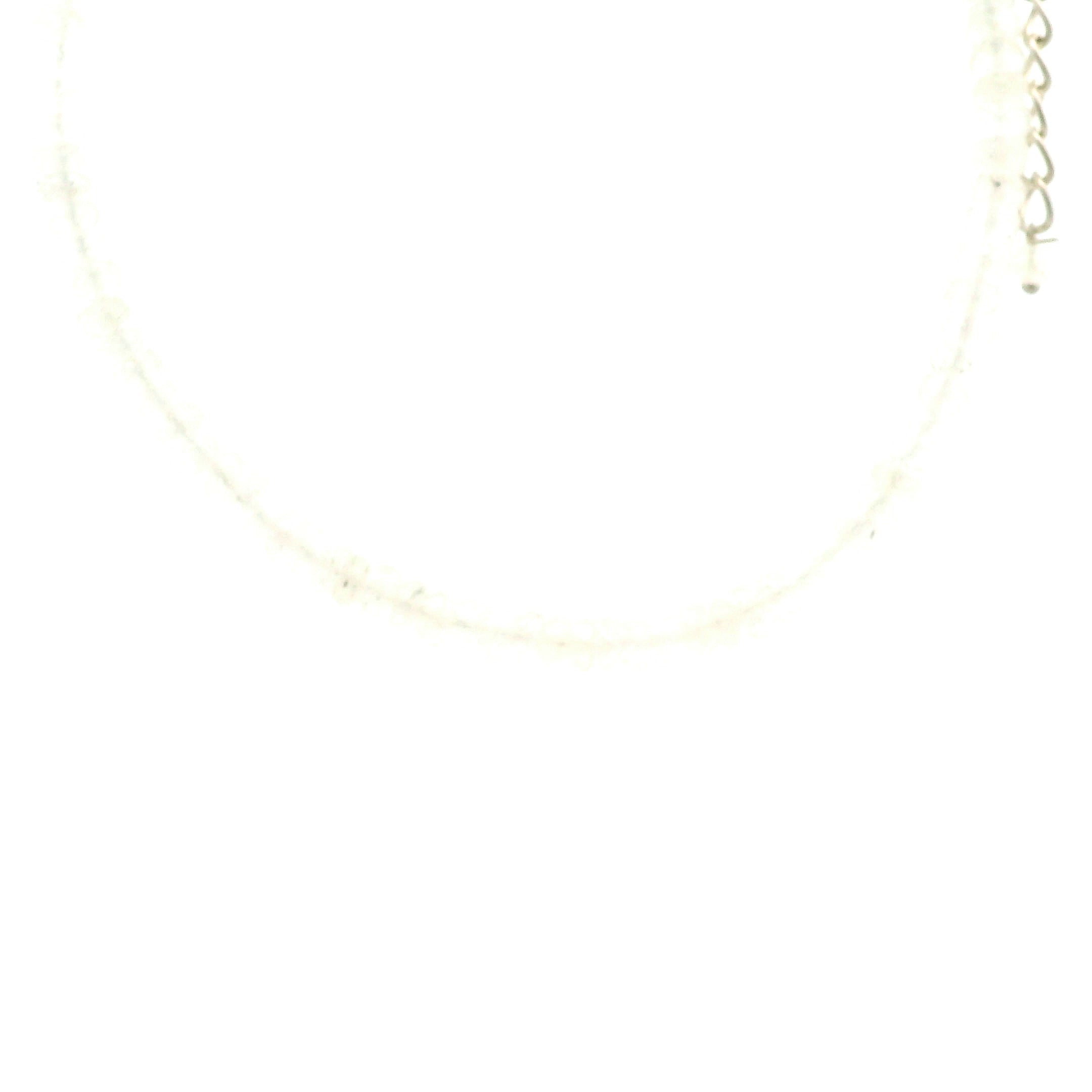Libyan Desert Glass Faceted Rondelle Necklace for Confidence, Manifestation and Personal Power