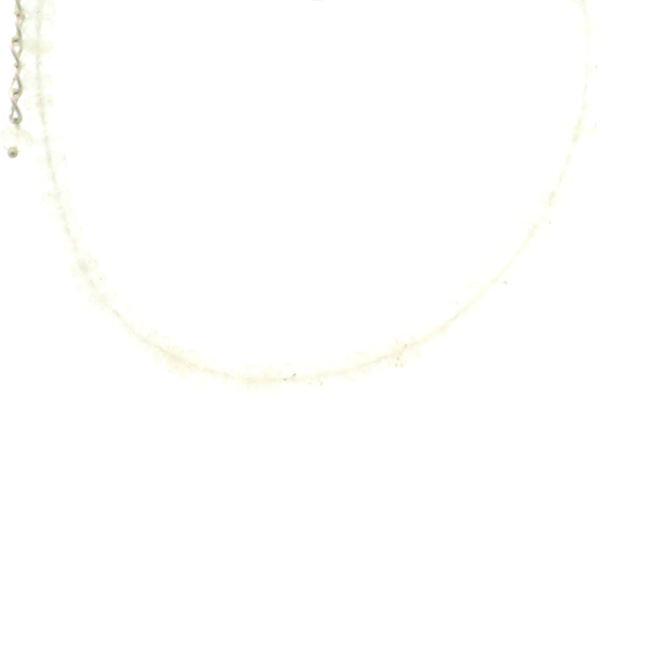 Libyan Desert Glass Faceted Rondelle Necklace for Confidence, Manifestation and Personal Power