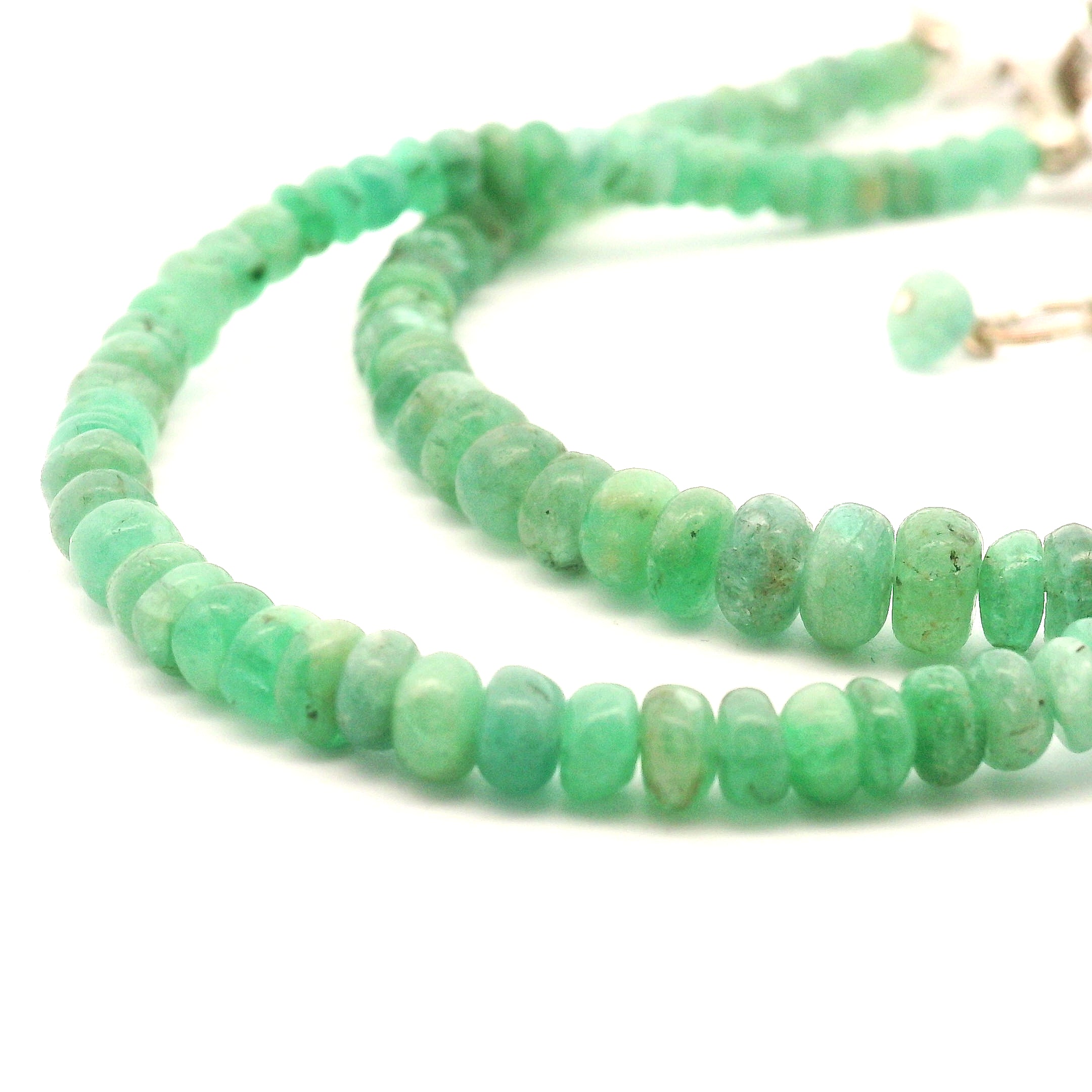 Emerald Faceted Bracelets 925 Silver for Financial Abundance and Security