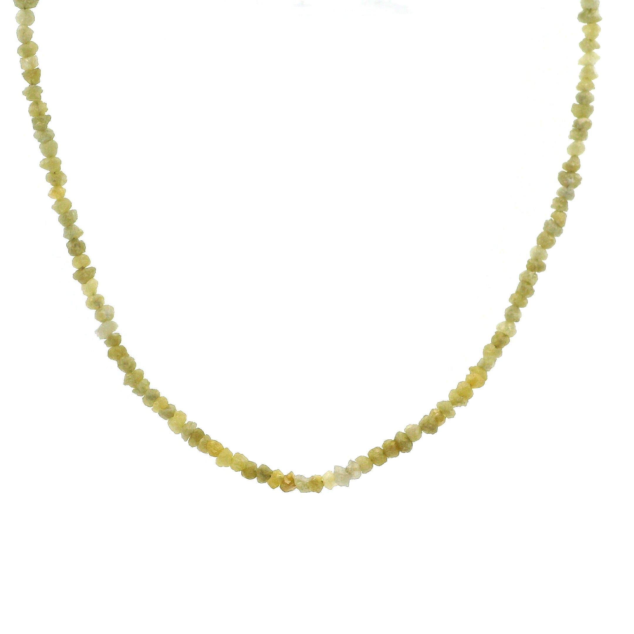 Diamond Chips Necklace 925 Silver for Good Luck and Wisdom