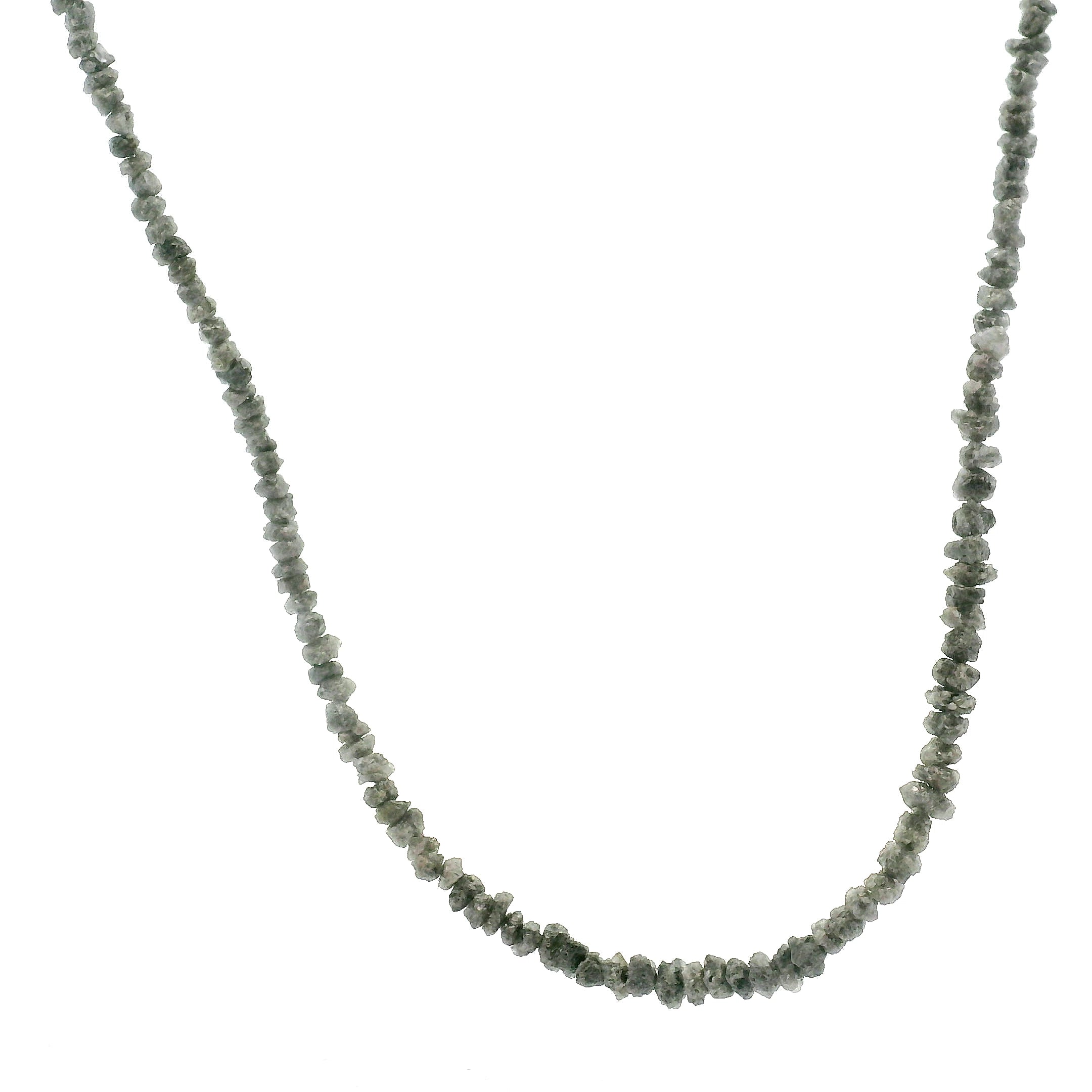 Diamond Chips Necklace 925 Silver for Good Luck and Wisdom