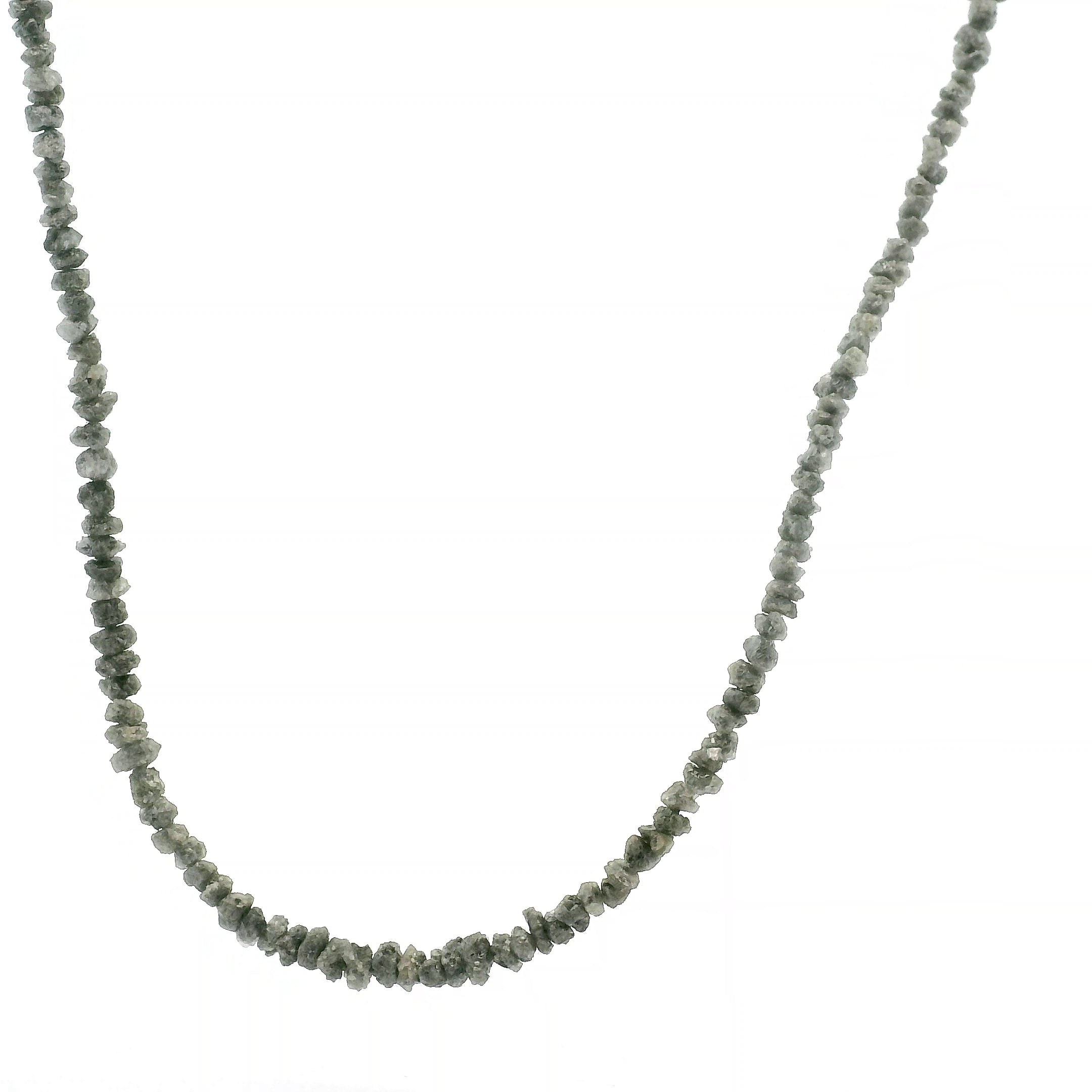 Diamond Chips Necklace 925 Silver for Good Luck and Wisdom