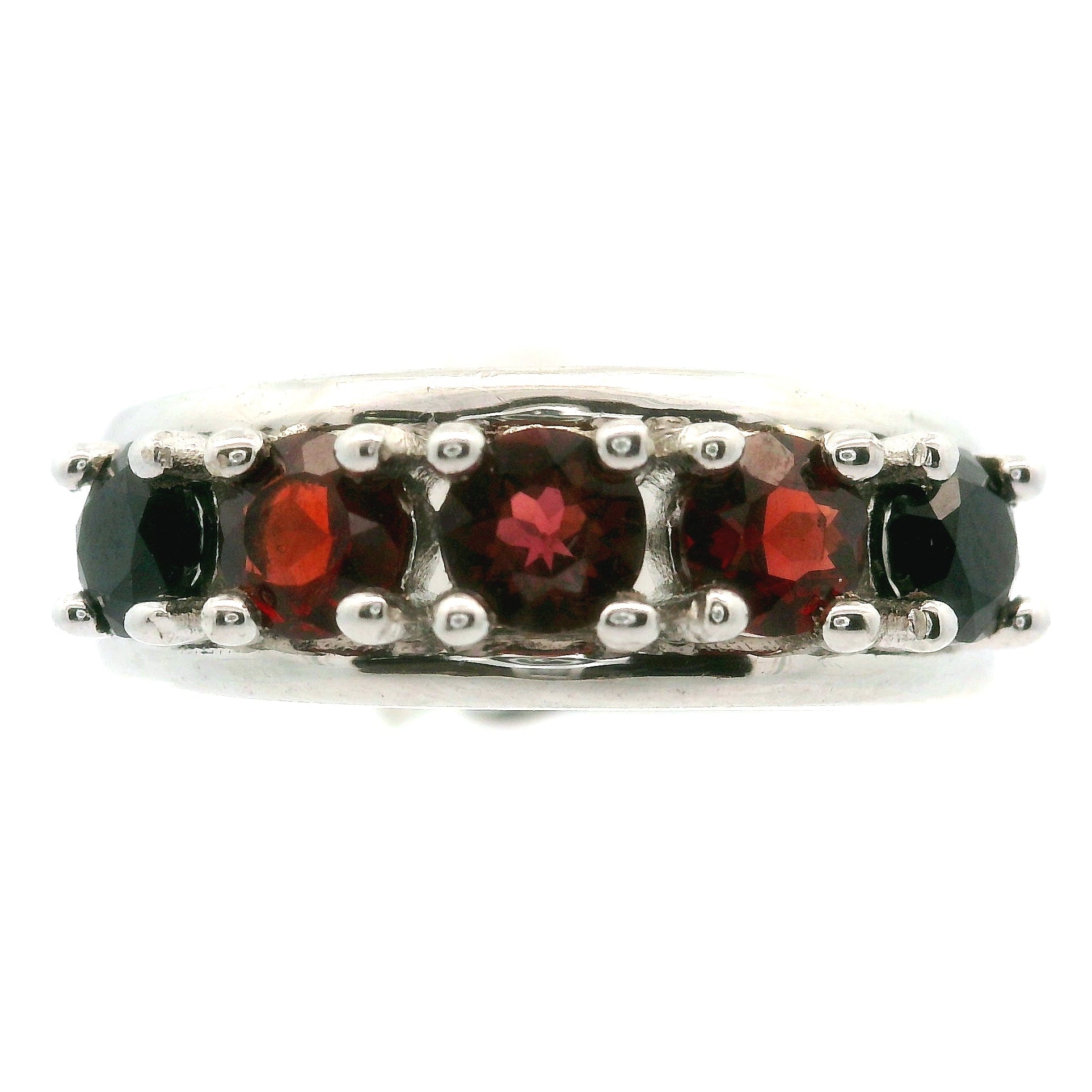 Multi-stone Stacker Cuff Ring .925 Silver for Healing, Intention Setting and Manifesting your Desires