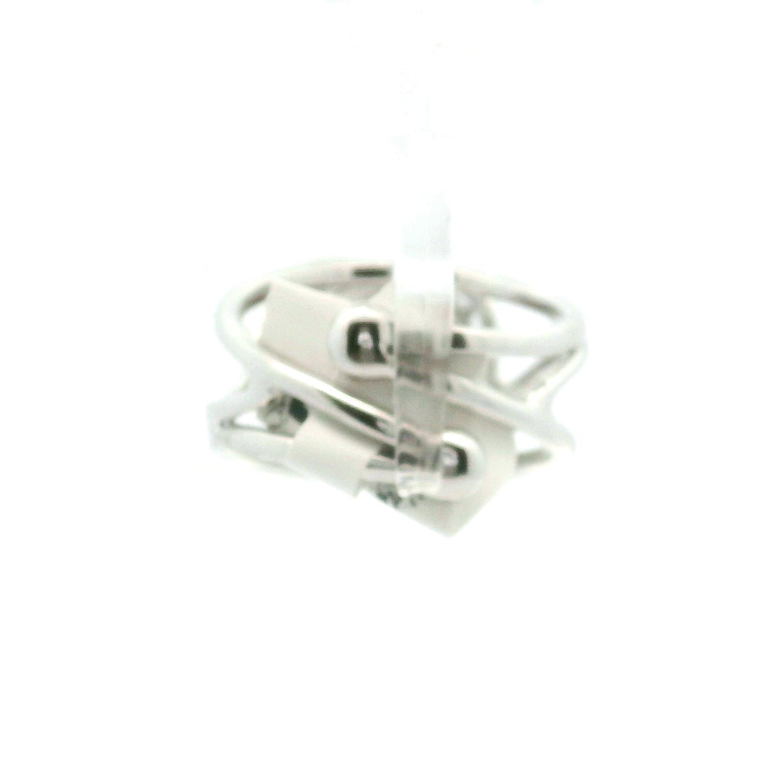 Garnet Faceted Cuff Rings .925 Silver for Strength and Universal Connection