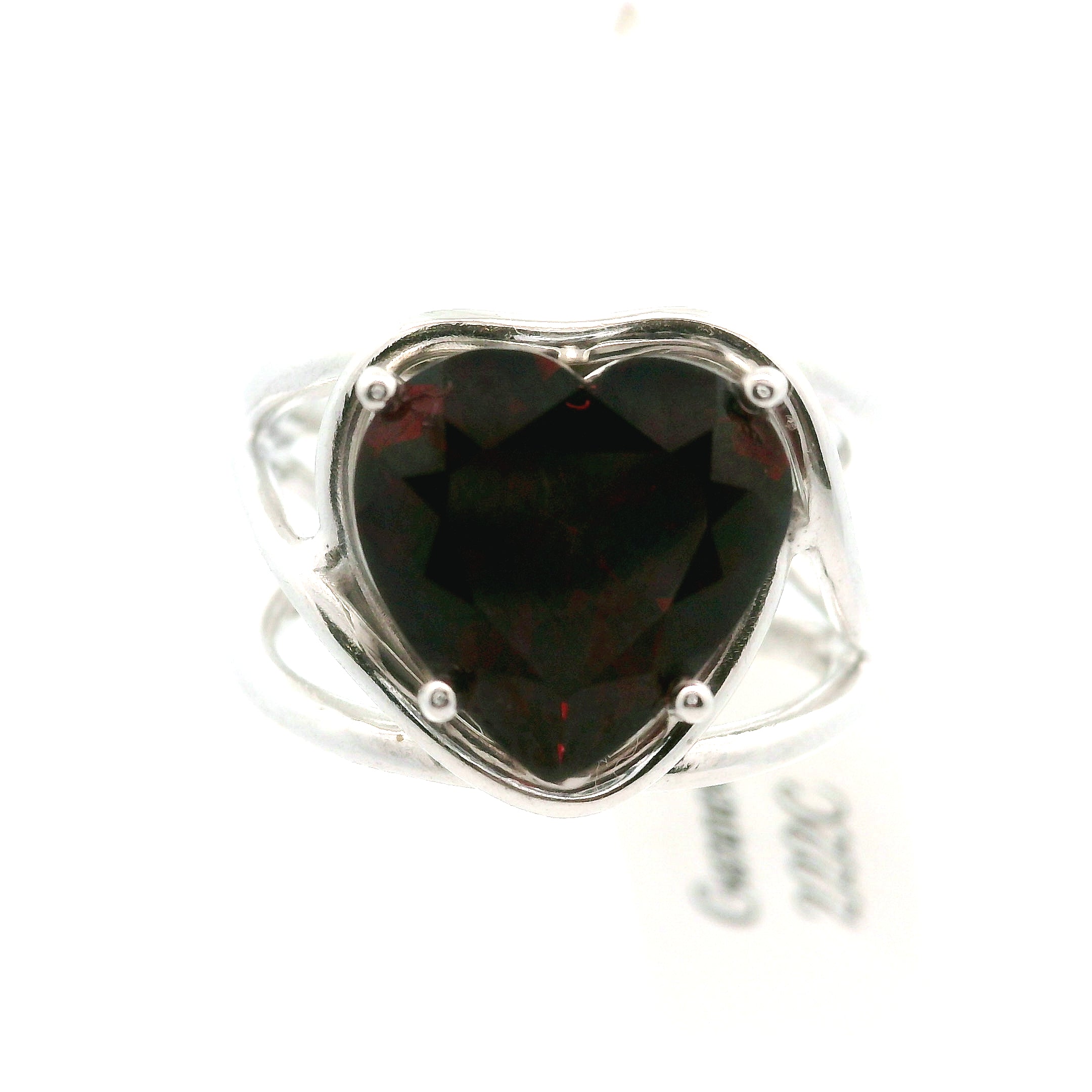 Garnet Faceted Cuff Rings .925 Silver for Strength and Universal Connection