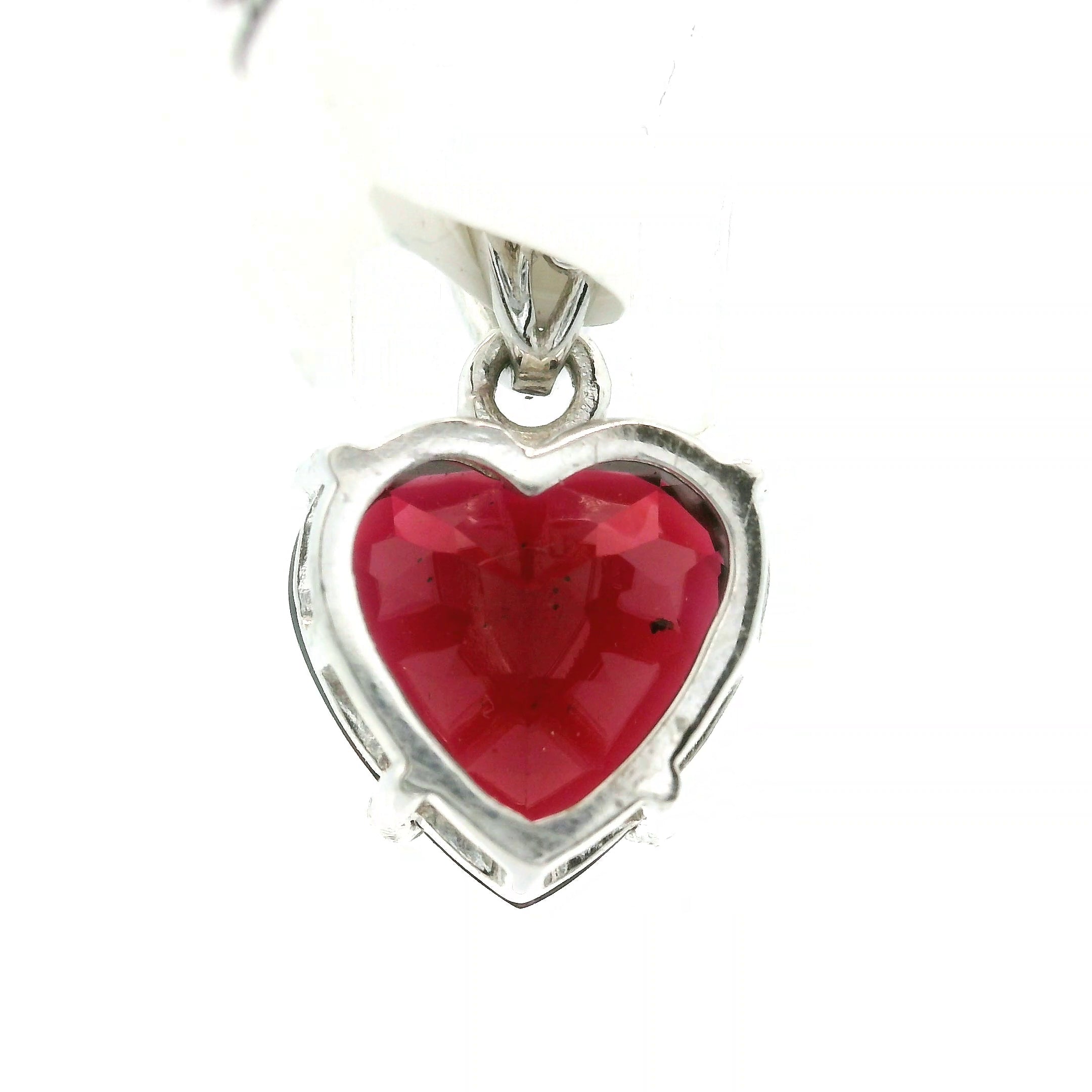 Garnet Faceted Pendant .925 Silver for Strength and Universal Connection