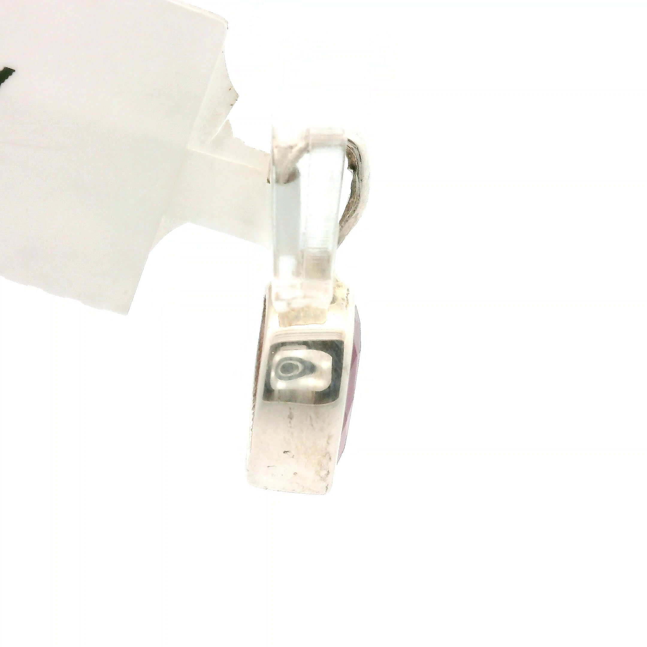 Ruby Faceted Mini Pendant .925 Silver for Confidence, Empowerment, Passion and Success