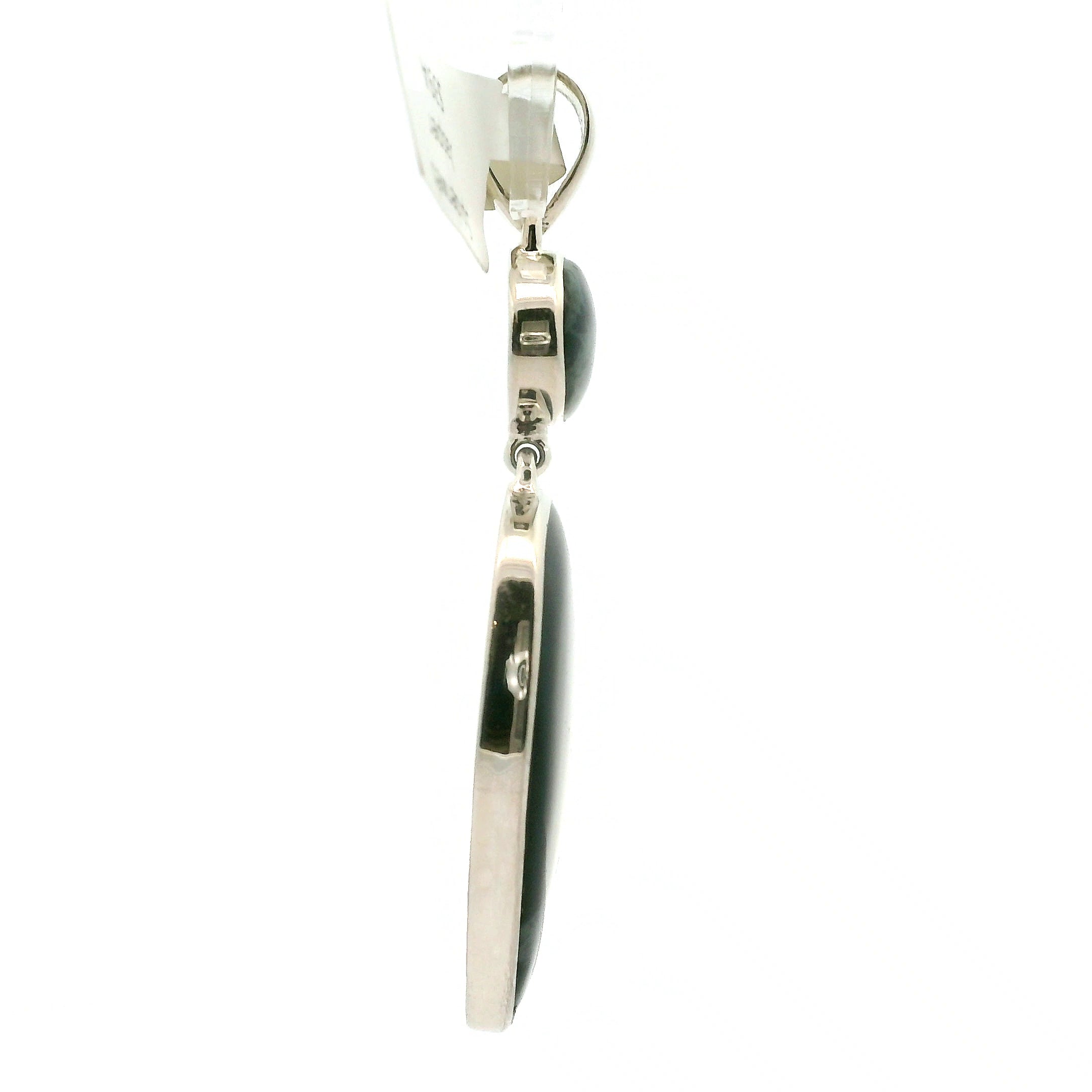 Spiderweb Jasper Multi-Stone Pendant .925 Silver  for Compassion, Healing and Protection